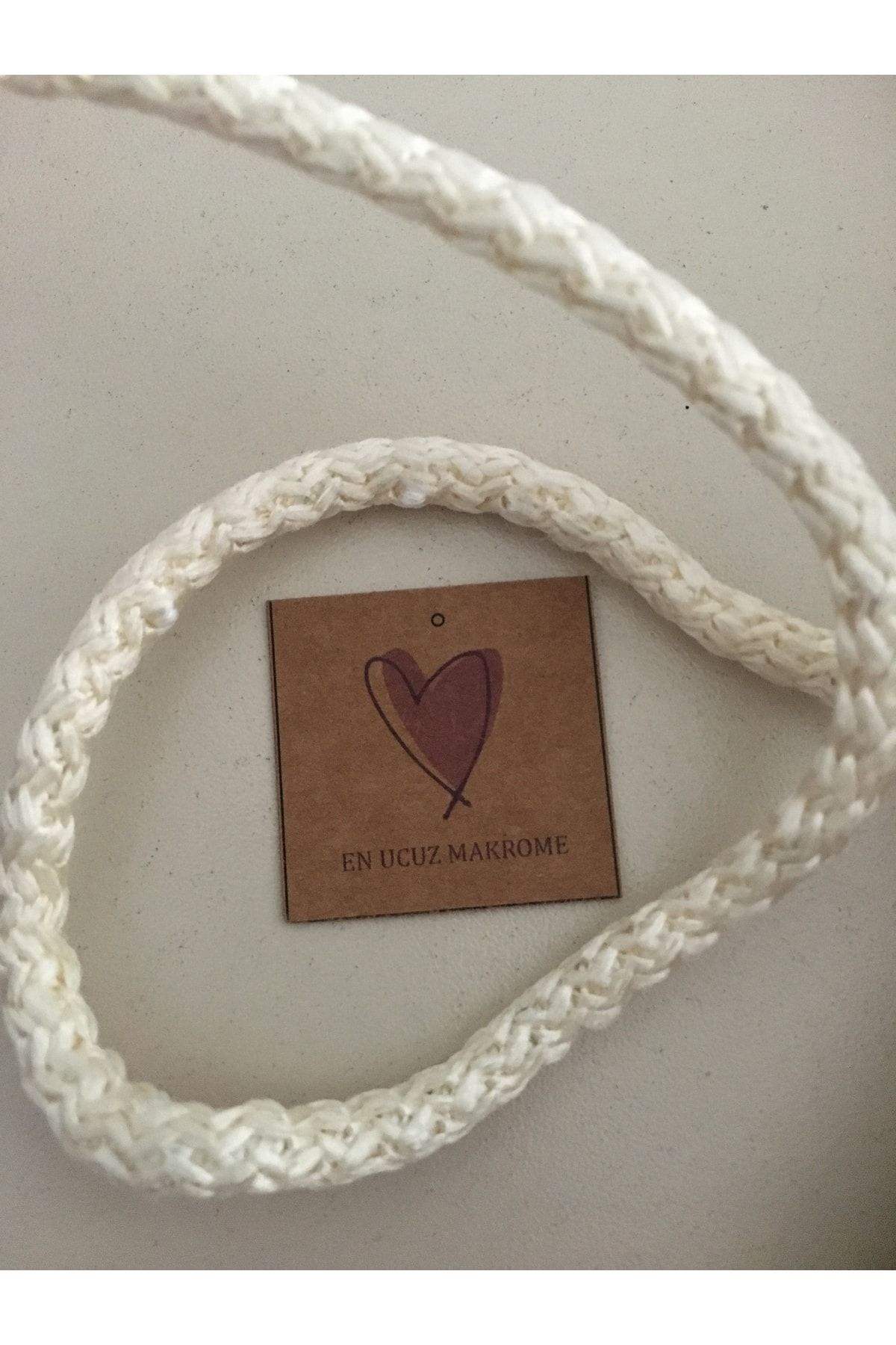 Makromİps-Macrame Rope 10 m Woven Kaytan Cord Rope Suple Basket Bag Swing Hammock Rope 2