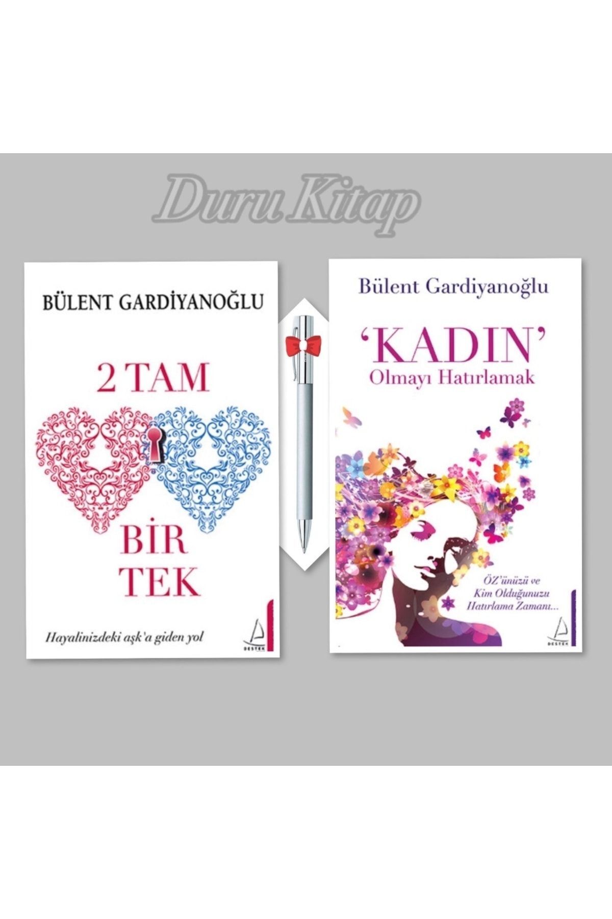 Destek Yayınları Iki Tam Bir Tek - Kadın Olmayı Hatırlamak, Bülent Gardiyanoğlu 2 Kitap, Caprice Kalem Hediye