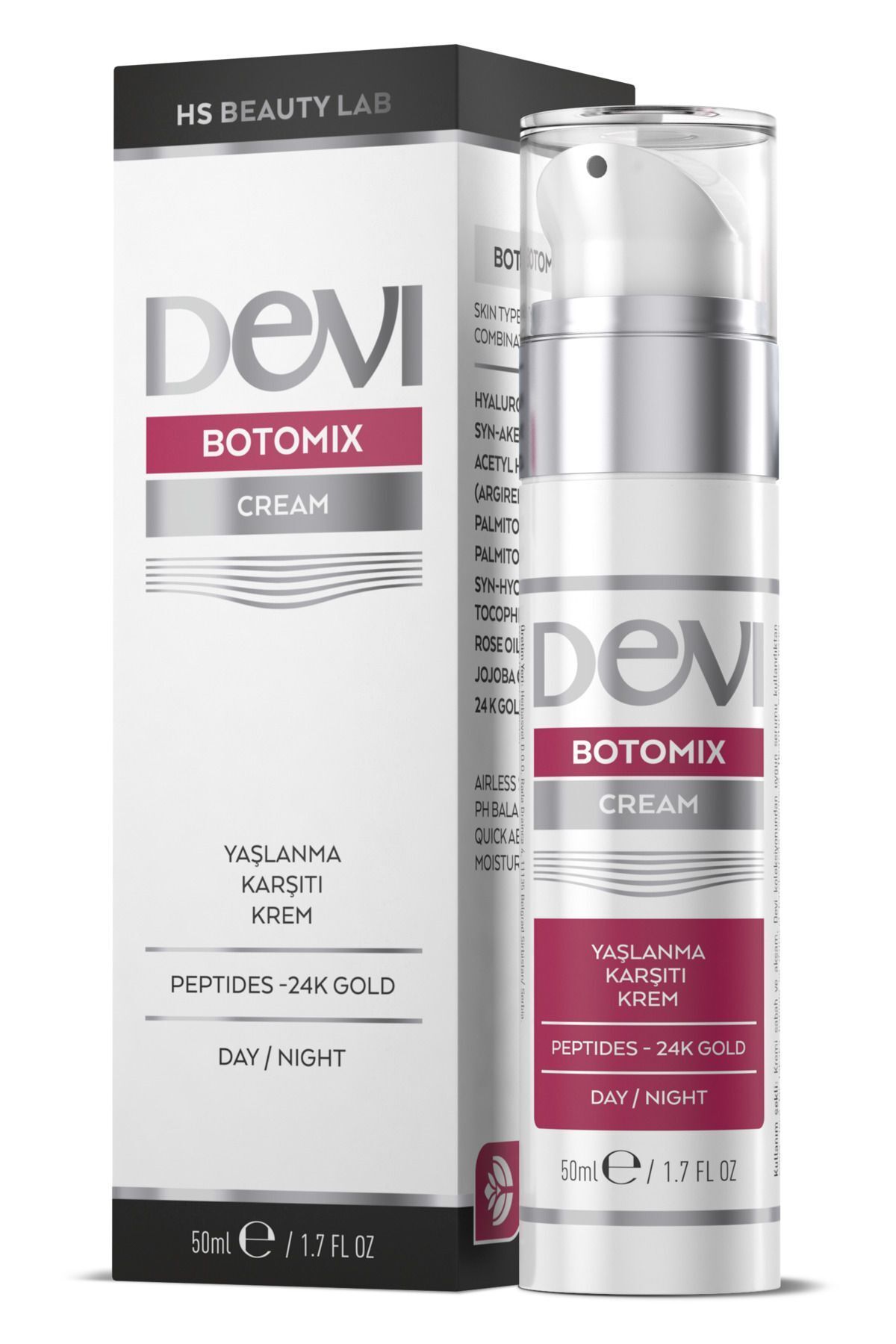 Devi-Botomix Cream 50ml - Moisturizing, Anti-Aging and Plumping Botox Cream 3