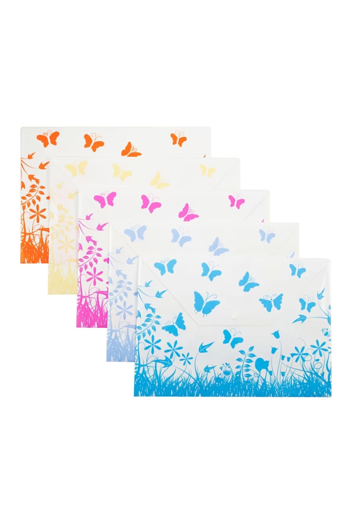 Bigpoint-Bp236 Snap-On A4 File Butterfly Patterned (PACK OF 12) 2