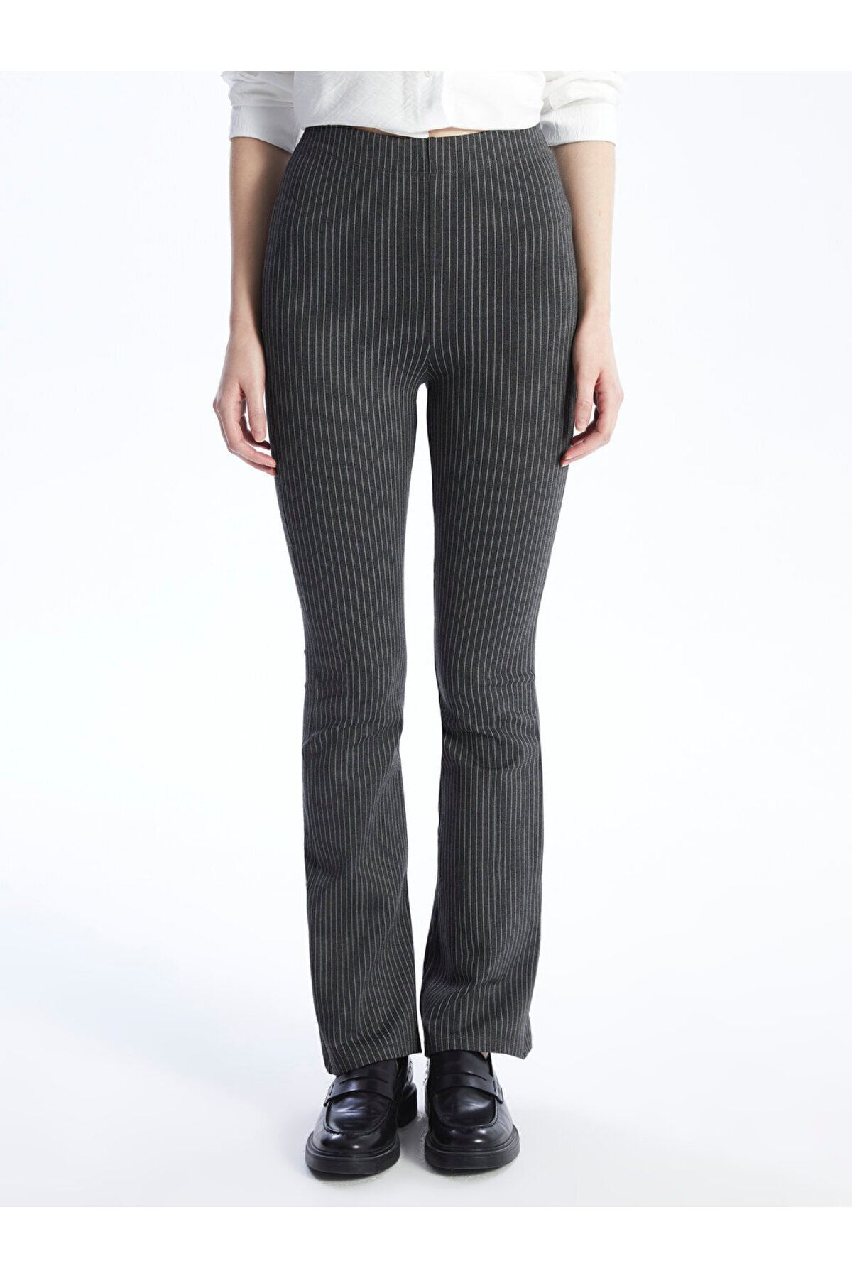 LC Waikiki-LCW Damen-Leggings mit Streifen im spanischen Stil, elastischer Bund 3