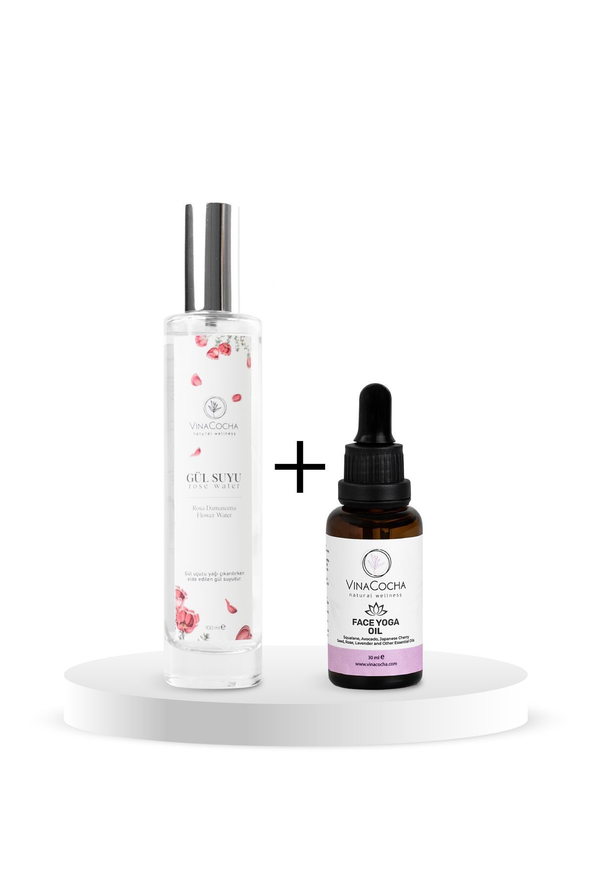 روغن یوگا صورت و گلاب 100% خالص 100 میلی لیتر Vinacocha