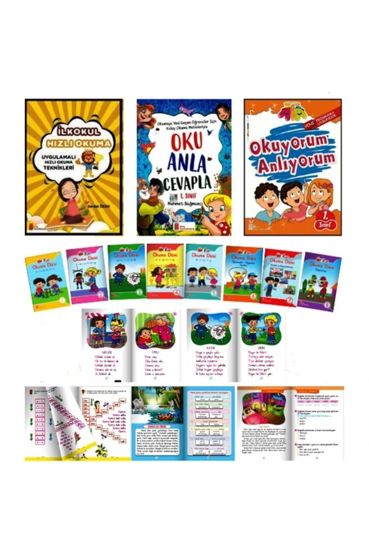 Ata Yayıncılık 1.Sınıf Hızlandıran Süper Set-Afacan Okuma + Oku