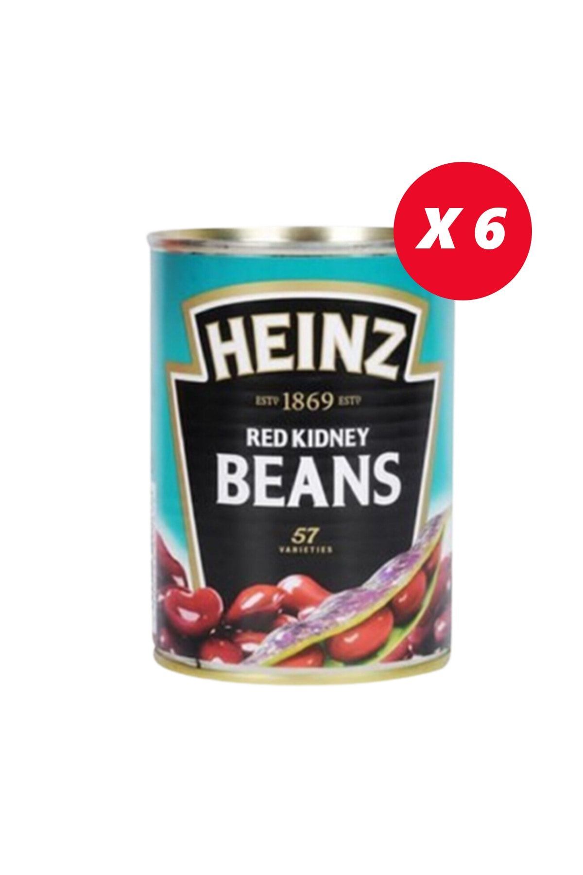 Heinz Red Kidney Beans 400 Gr X 6