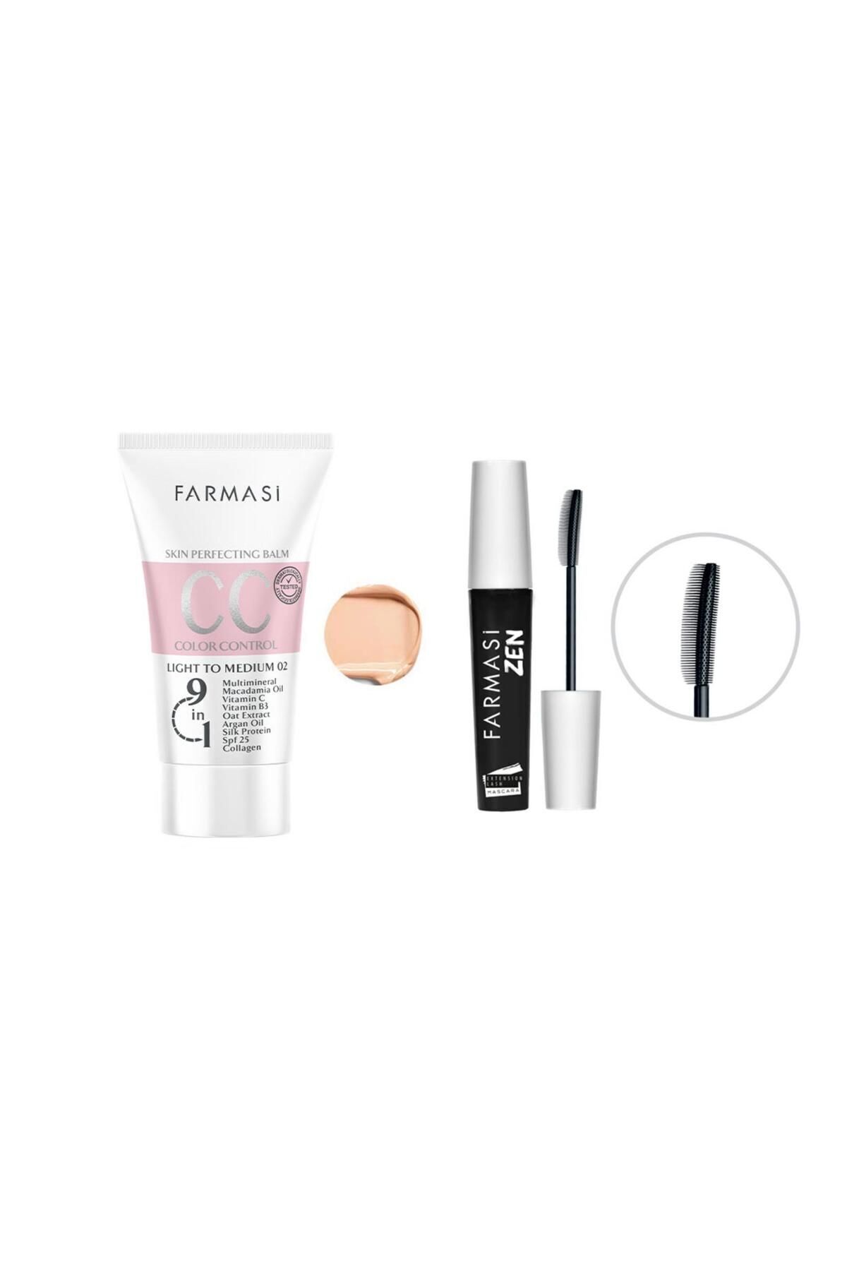 50 میلی لیتر کرم 02 سی سی + ریمل ذن Farmasi