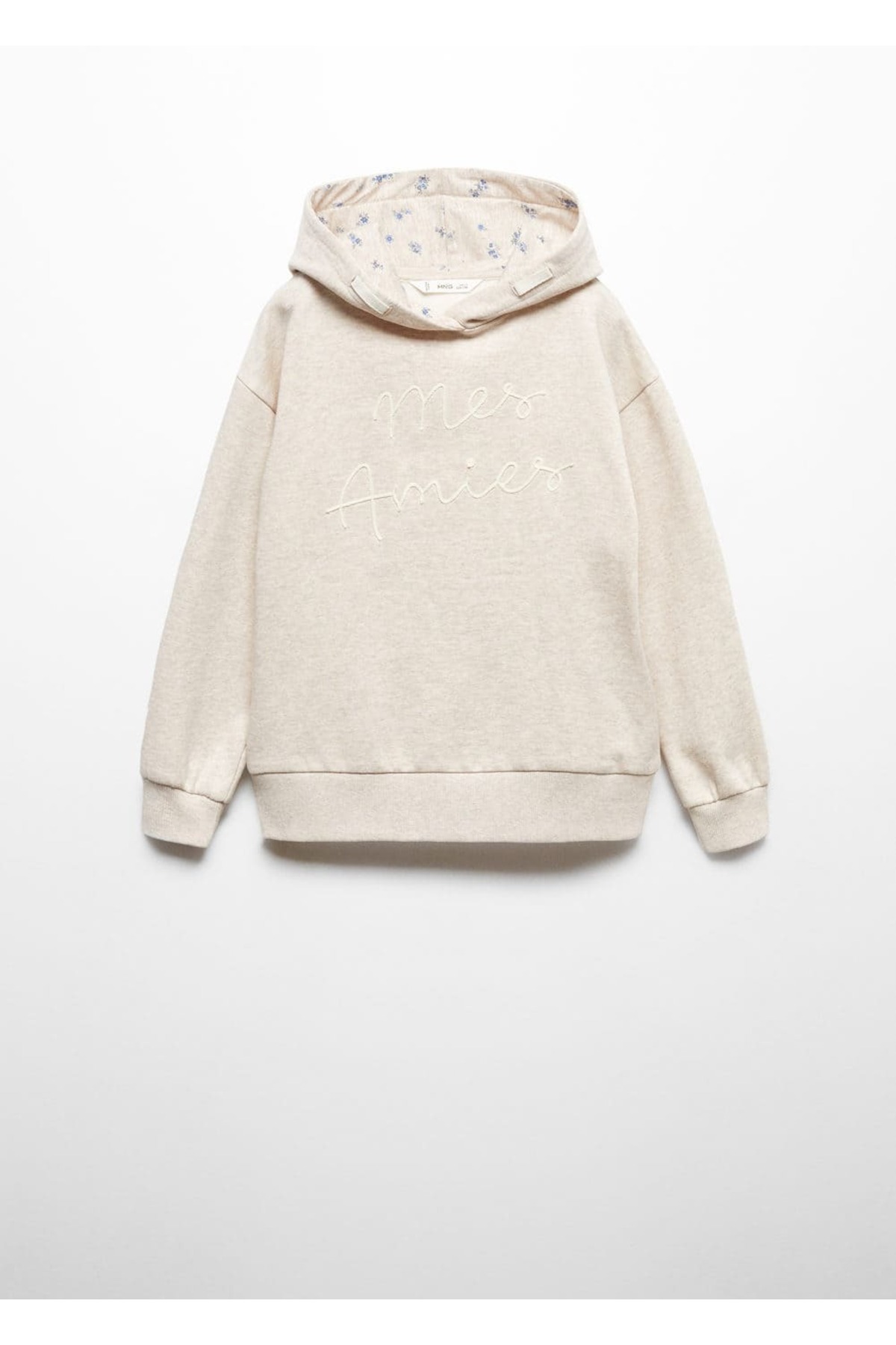 Text Embroidered Sweatshirt