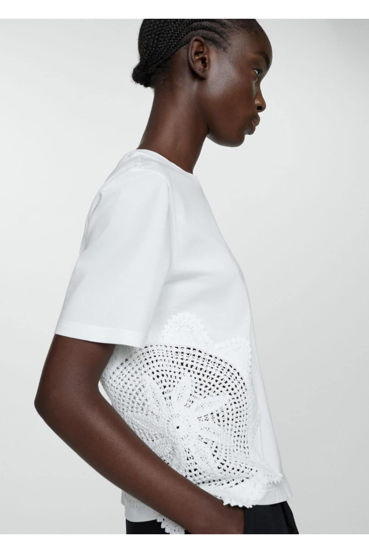 MANGO Woman-Detailně vyšívané tričko 6