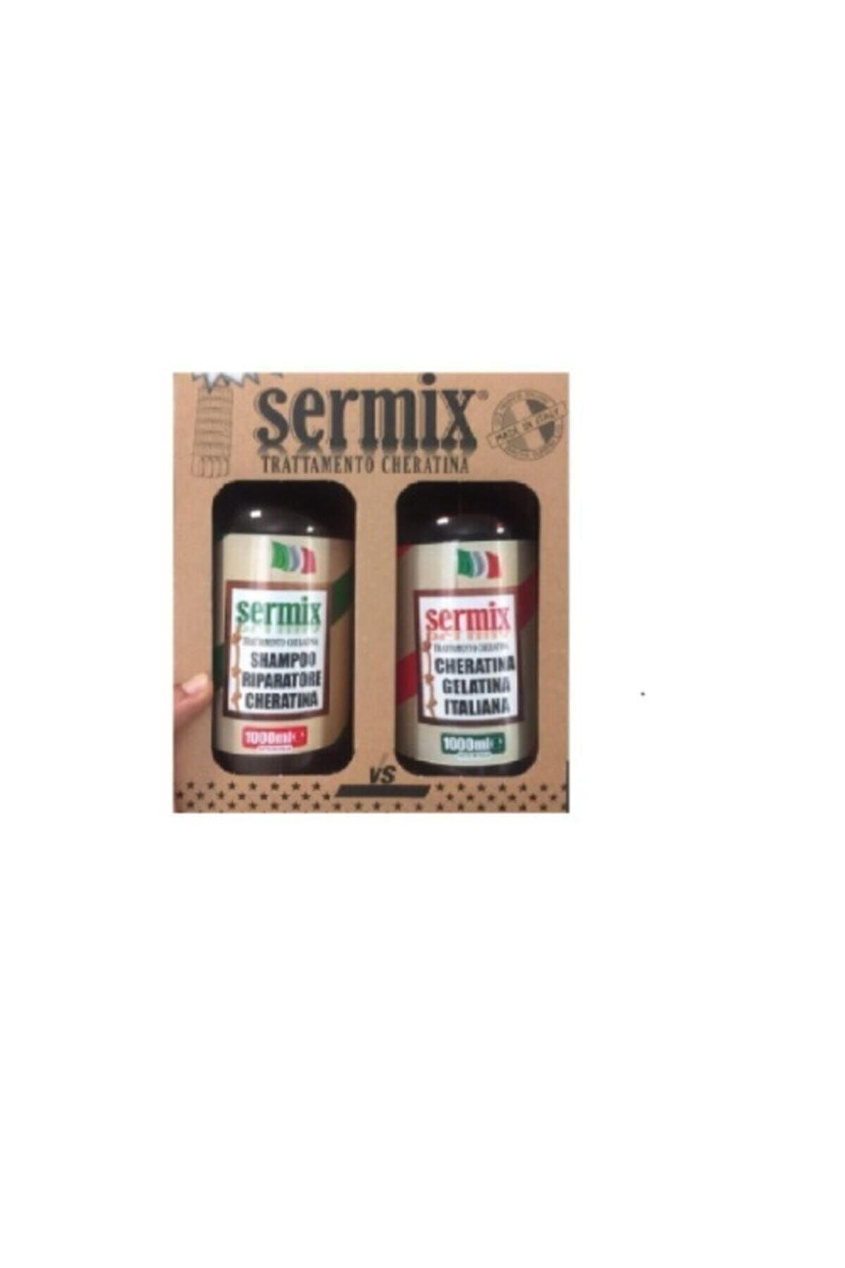 Italyan Jel Keratin Set 1000ml 1000ml Kalıcı Düzleştirici Ve Yanmış Yıpranmış Saçlar Için Onarıcı — Made In İtaly — تصویر 3 از 3