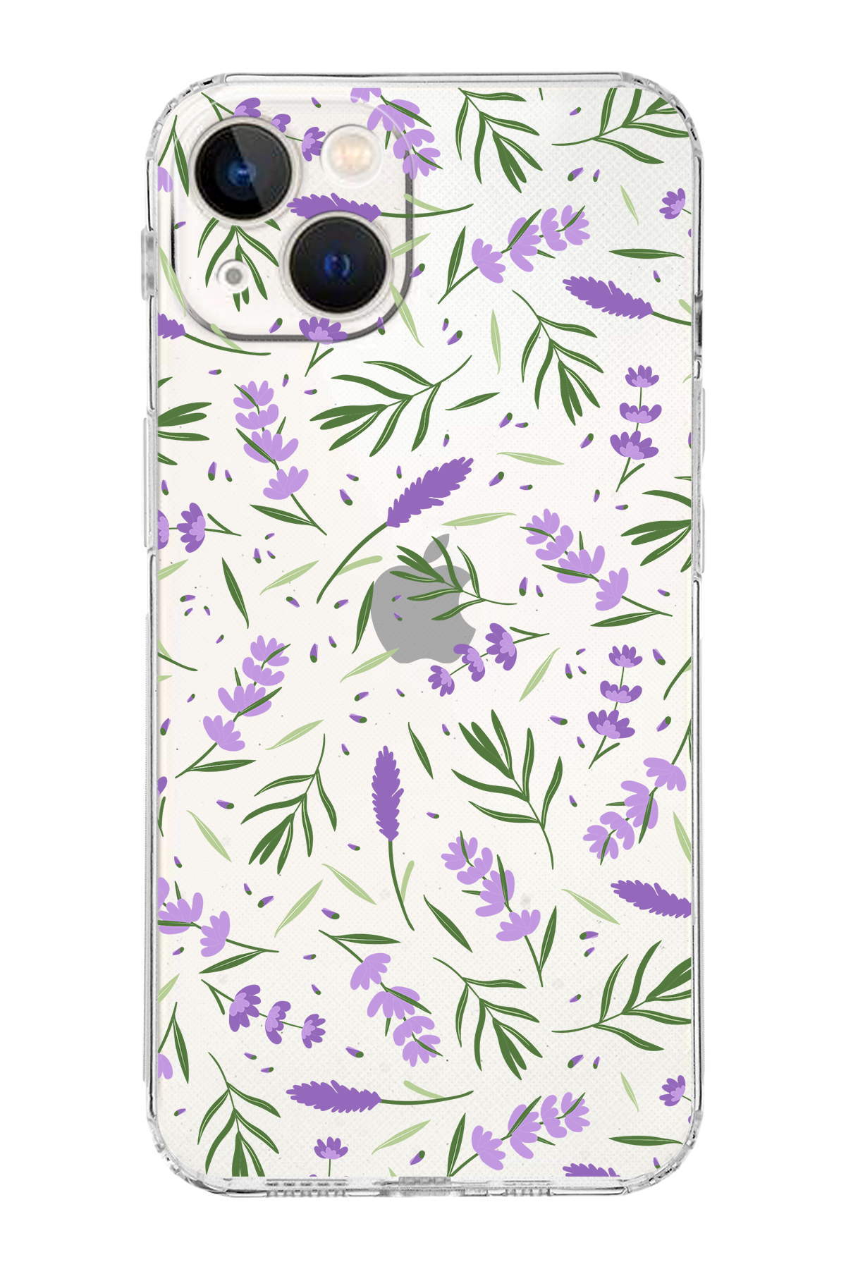 iPhone 13 ile Uyumlu Water Color 3  Kamera Korumalı Şeffaf  Kılıf