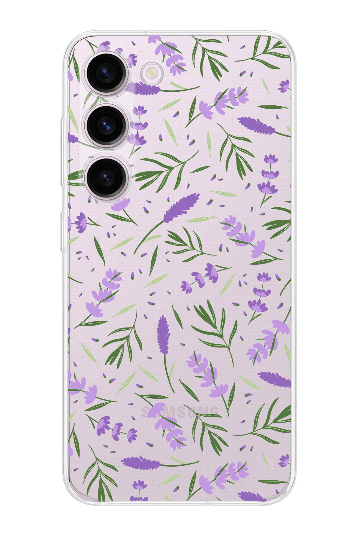 Samsung Galaxy S23 Plus ile Uyumlu Water Color 3  Kamera Korumalı Şeffaf  Kılıf