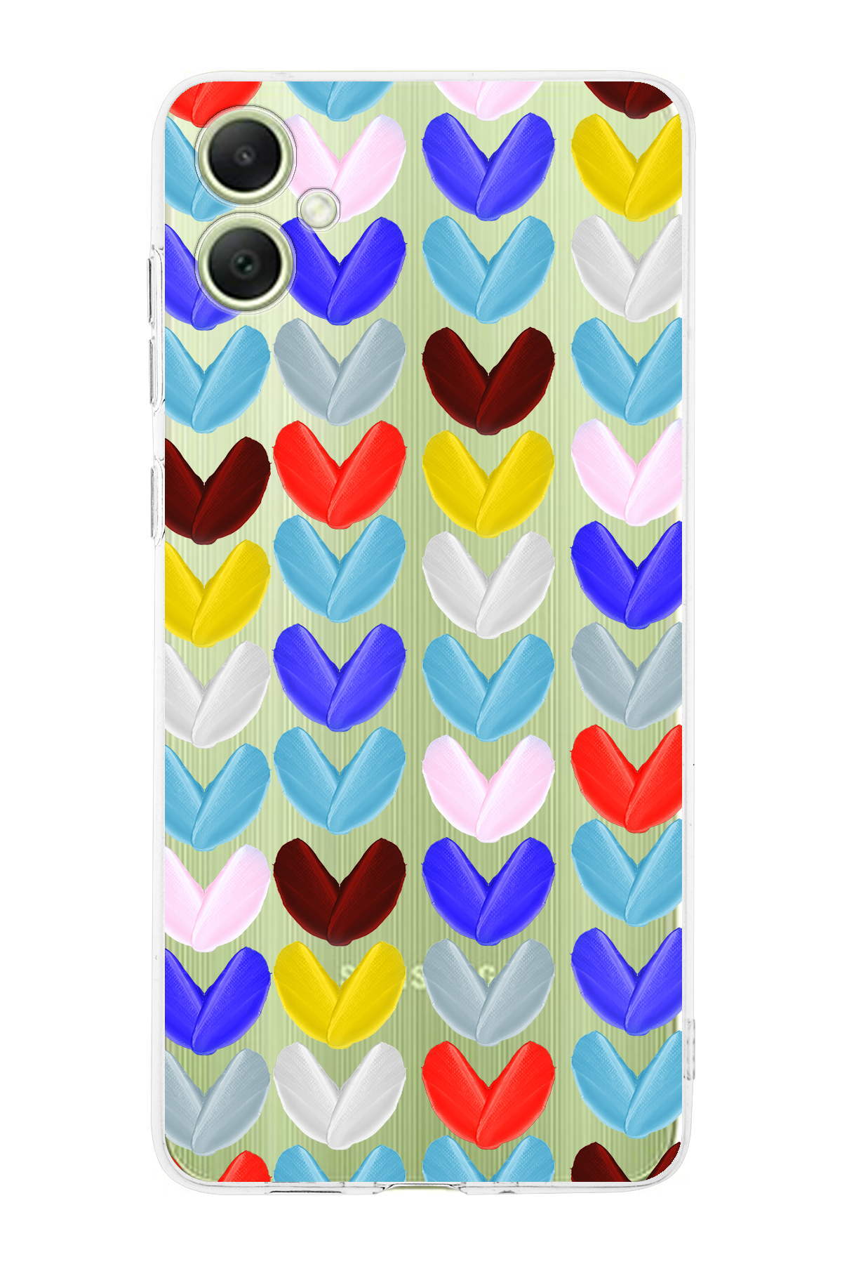 Samsung Galaxy A05 ile Uyumlu Water Color 1 Kamera Korumalı Şeffaf Kılıf