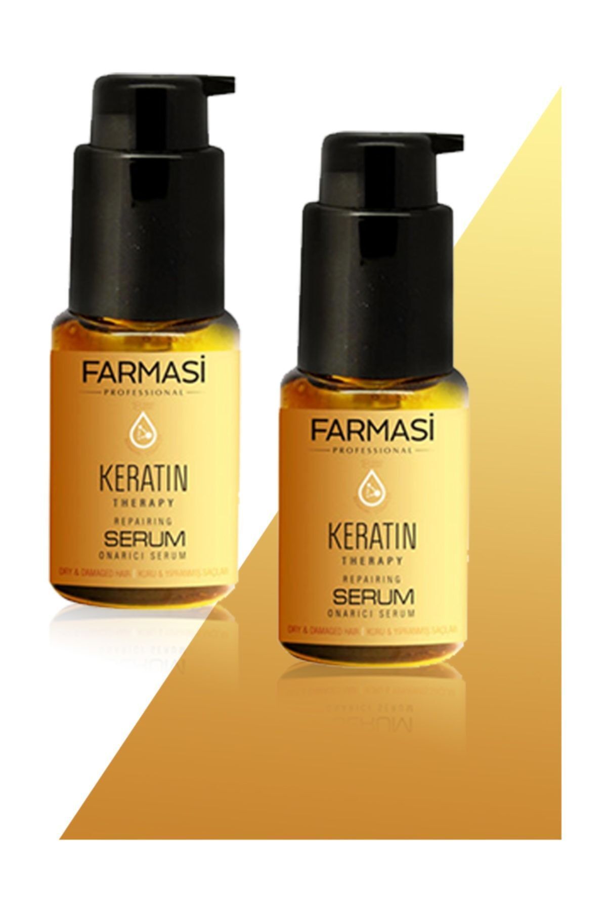 سرم ترمیم کننده کراتین تراپی حرفه ای 30 میلی لیتر 2 عدد Farmasi
