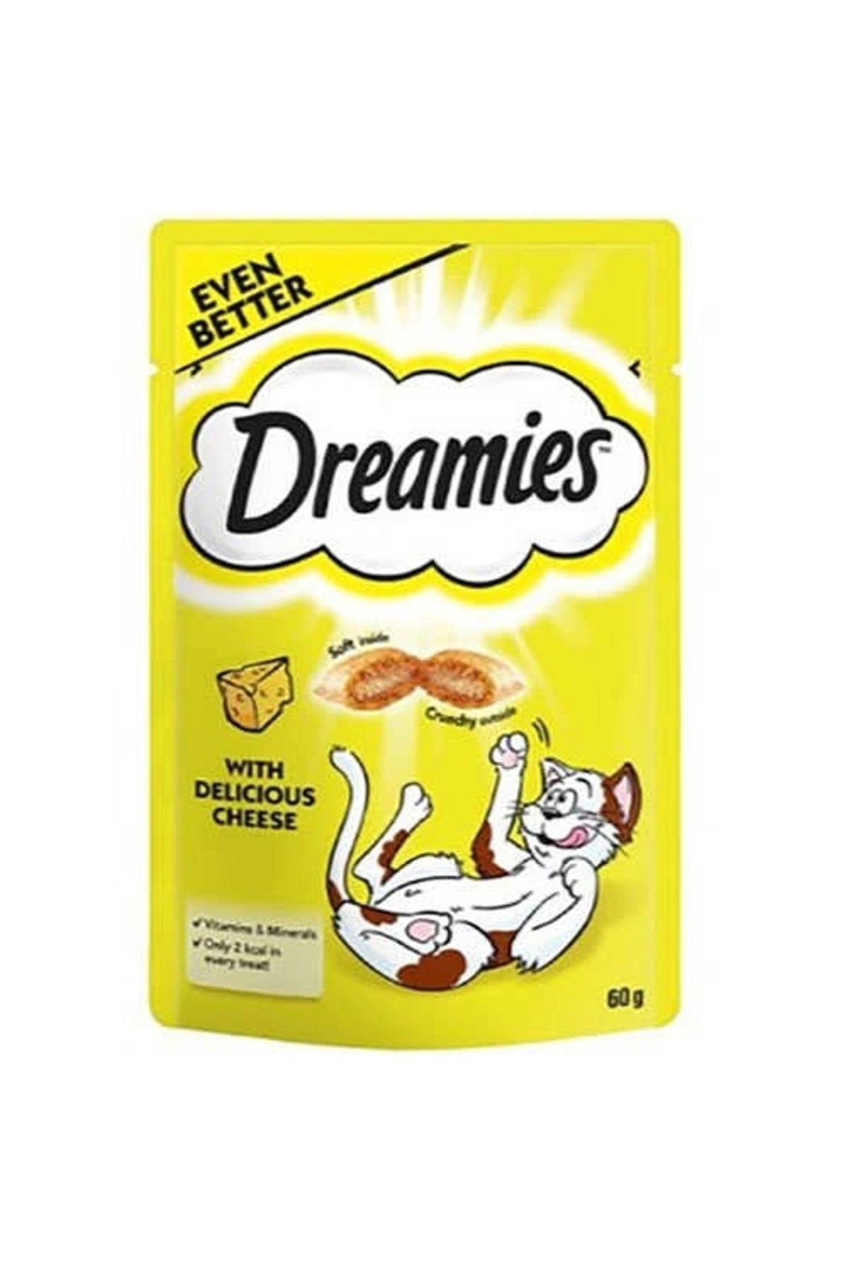 Dreamies İçi Dolgulu Peynirli Kitir Kedi Ödülü 60gr