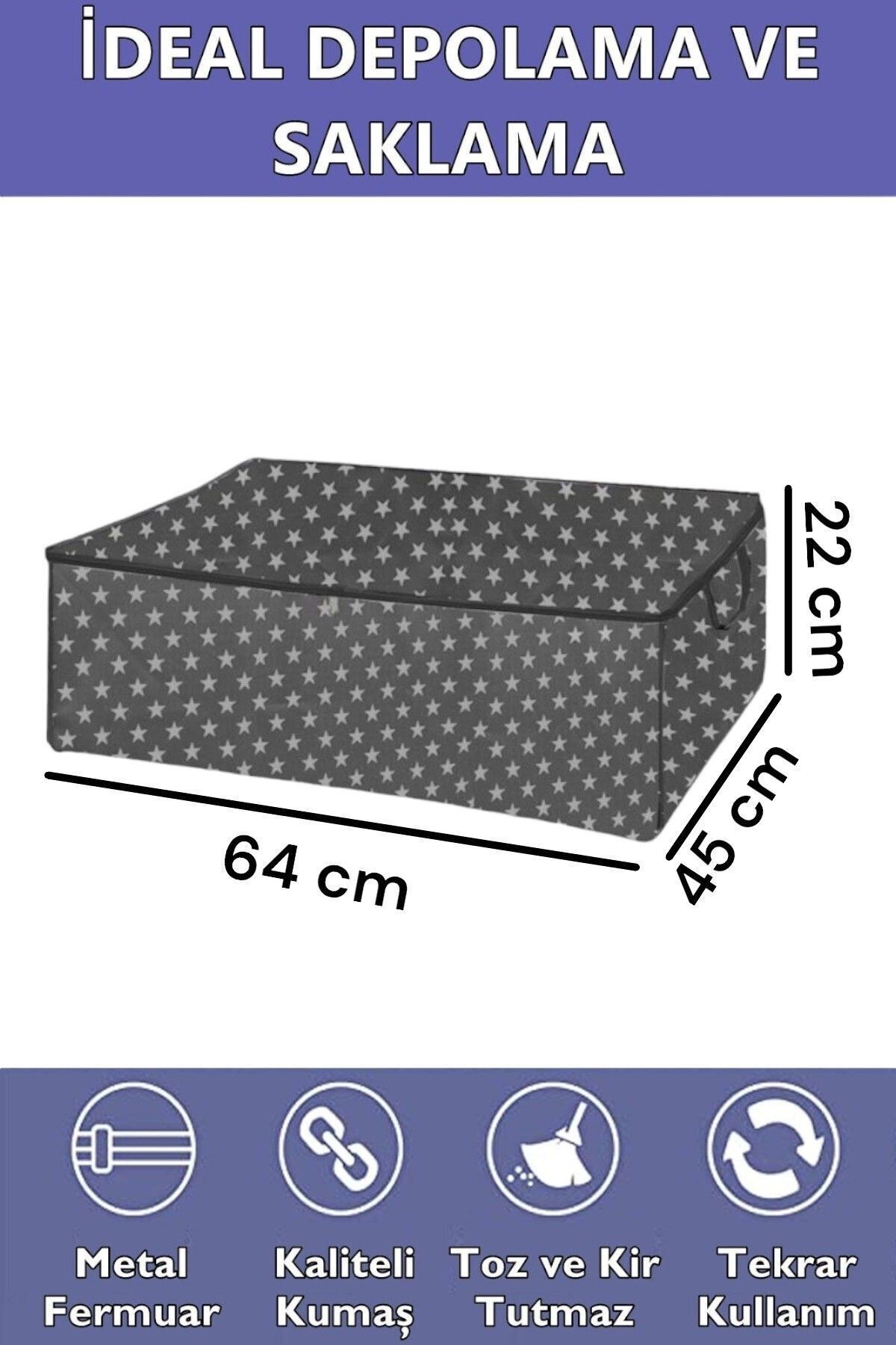 Helen's Home-8 bucăți canapea extensibilă tip bază pernă depozitare ținute resturi-bază sub organizator resturi înstelate 64x45x22 cm 5