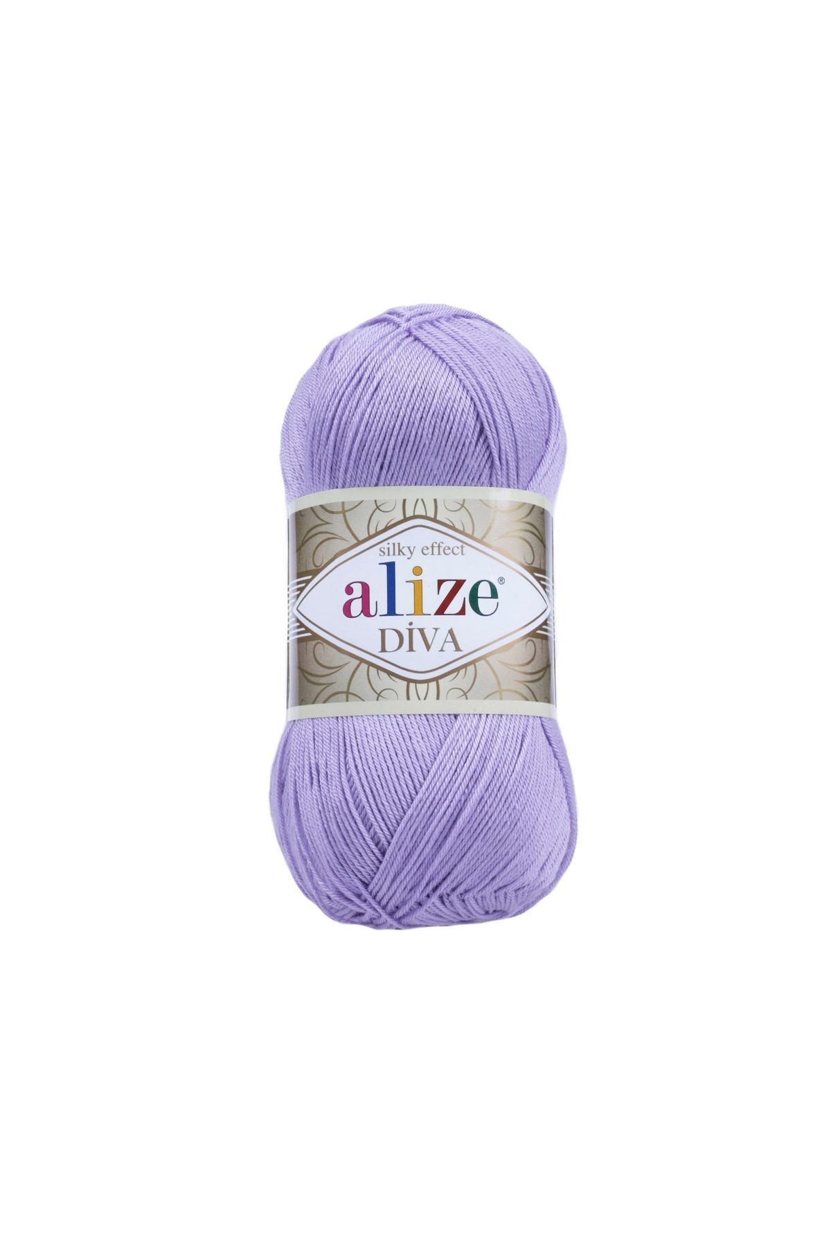 5 Pieces Diva Mercerized Thin Rope Summer Bikini Bustier Blouse Knitting Rope 158 Lavender-Hazaren Flower