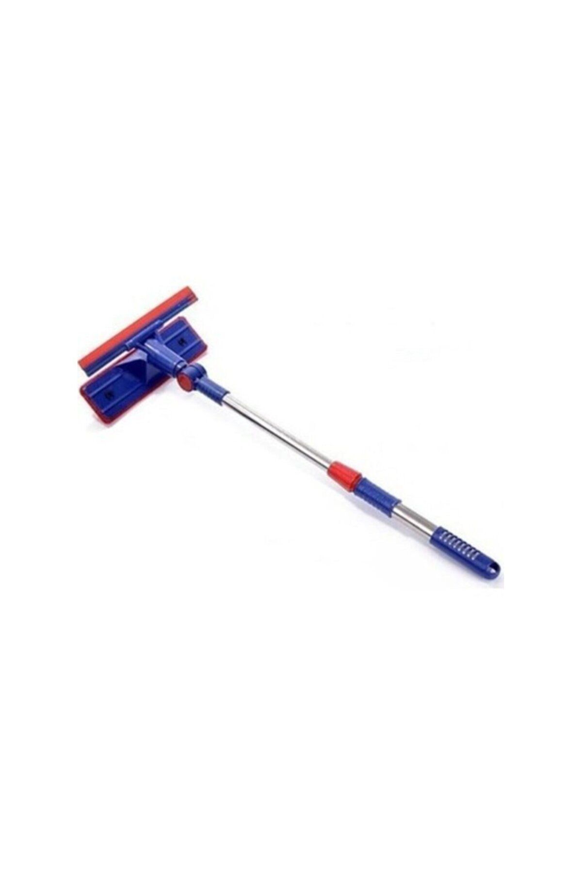 Fipek Mop Telescopic Din Microfibră Yakut Cam Mobu Aparat De Ștergere A Sticlei Cu Două Fețe Racletă - One Size