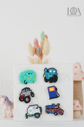 Crocs Corcs Jibbitz Terlik Süsü - Araba  - Kaucuk - Suluk Süsü - Telefon Süsü...