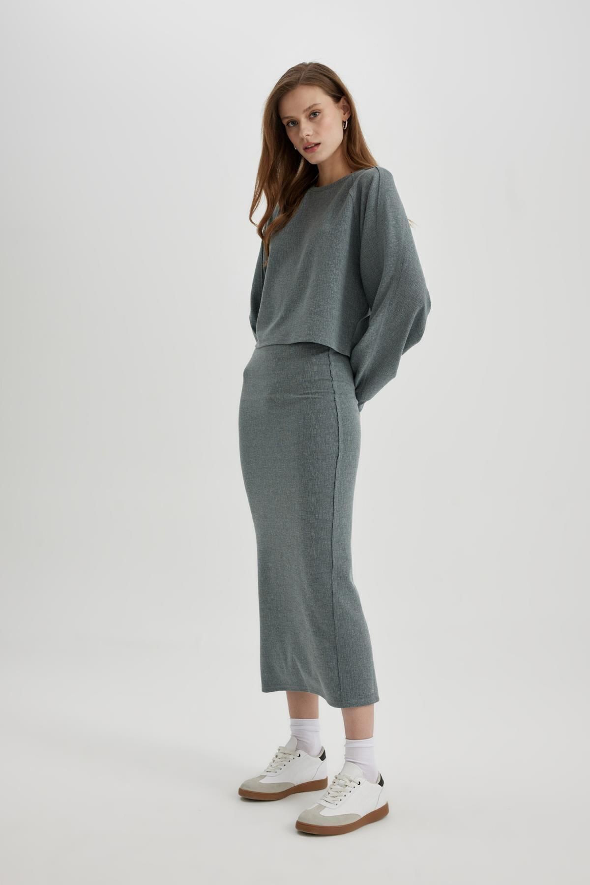 دامن زنانه دفاکتو | C2988AX24SP Defacto - Image 2