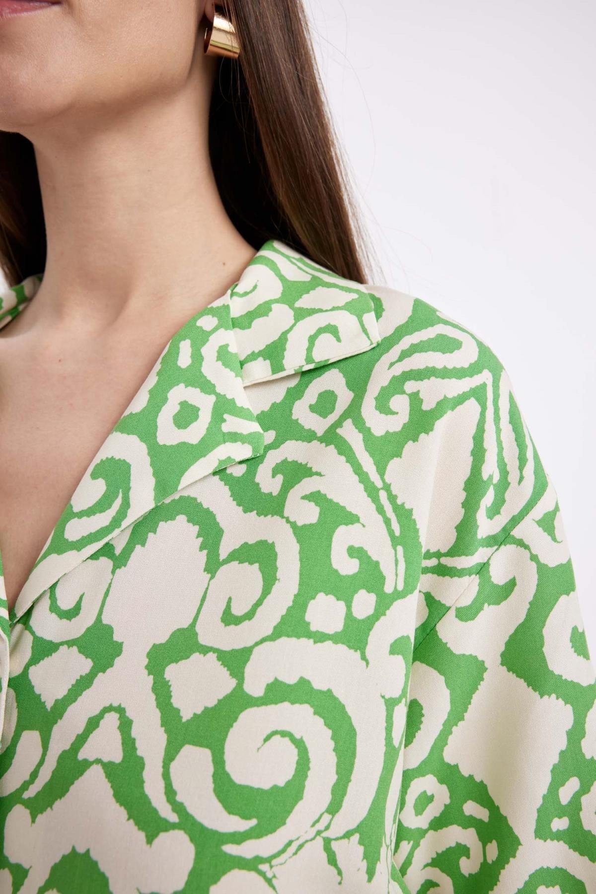 شومیز زنانه دفاکتو | C3389AX24SM Defacto - Image 6