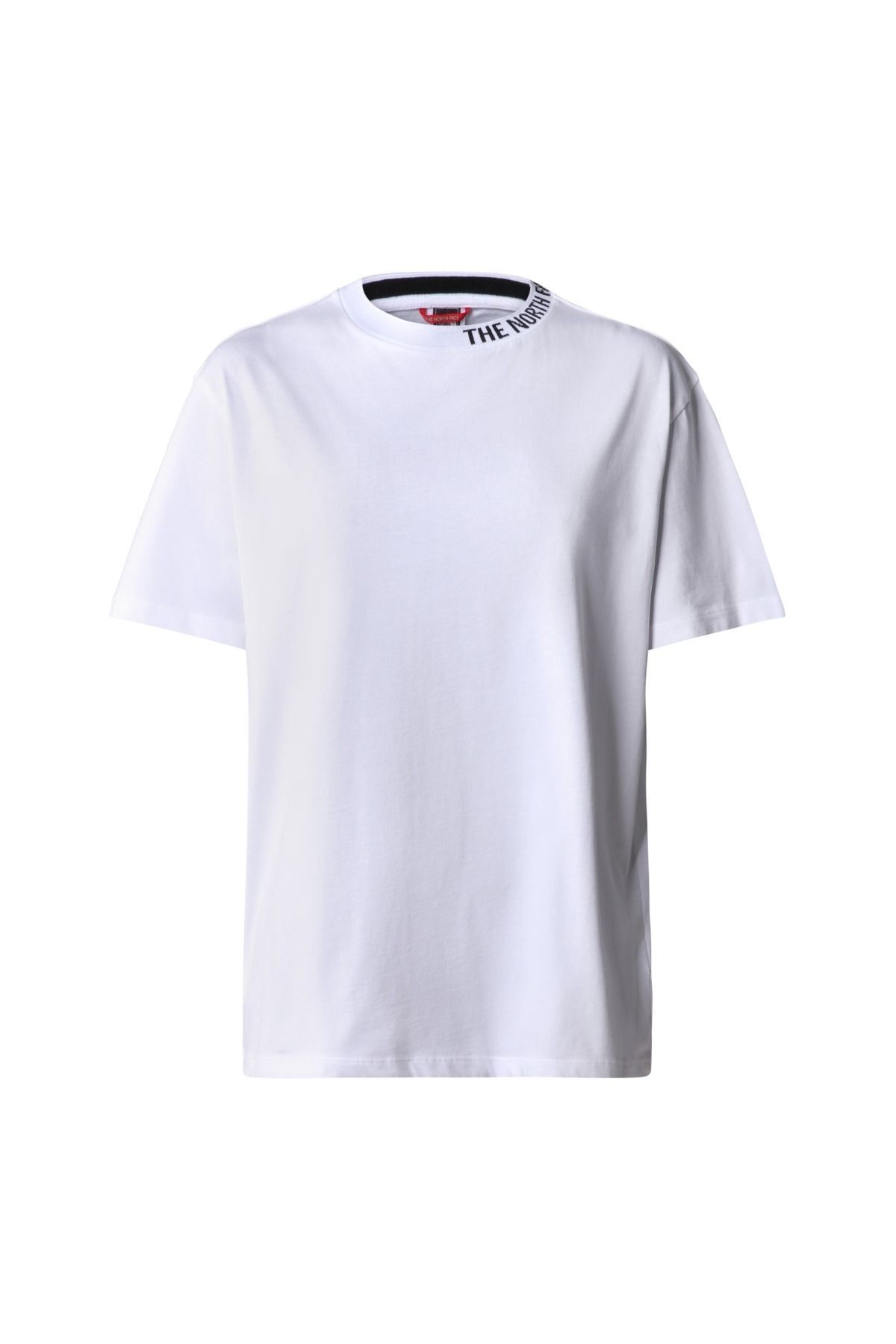 تی شرت سفید زنانه Zumu Bike Neck T Shirt The North Face