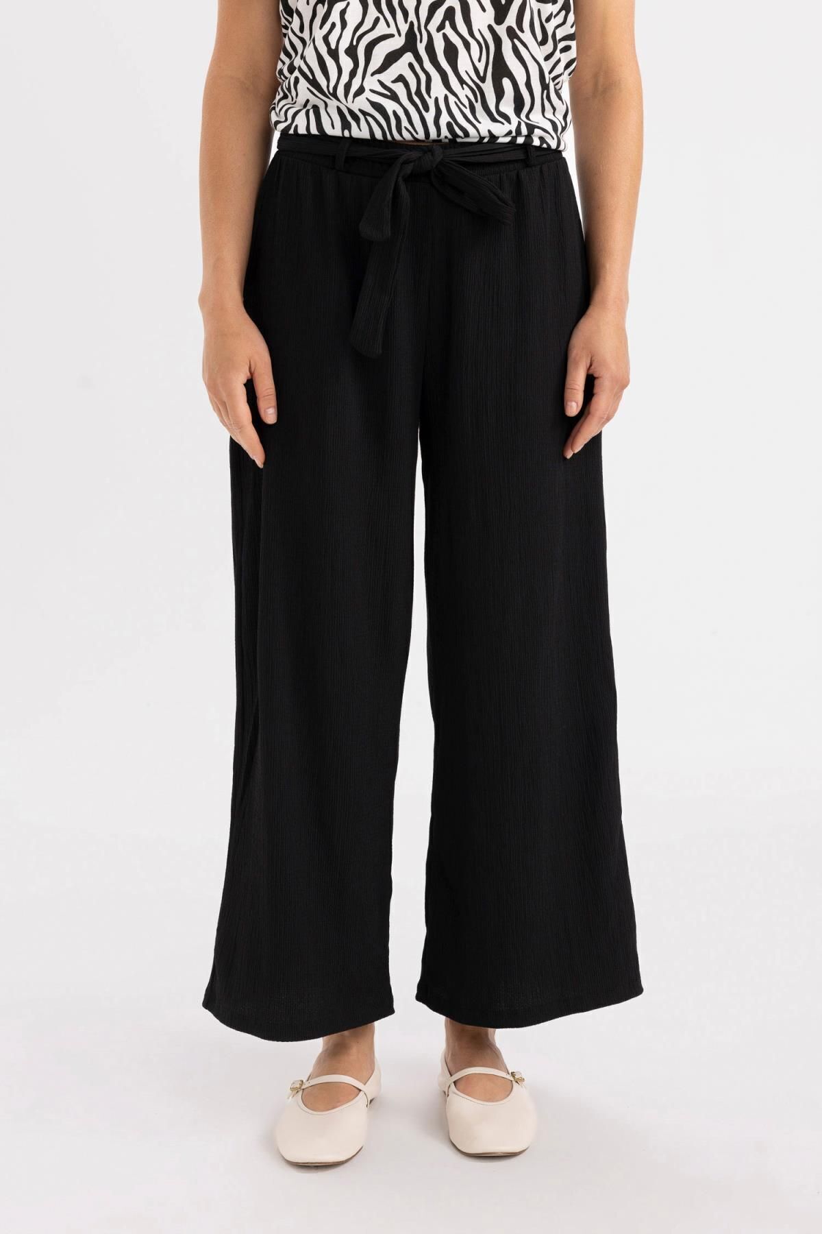 شلوار زنانه دفاکتو | D2175AX24SM Defacto - Image 3