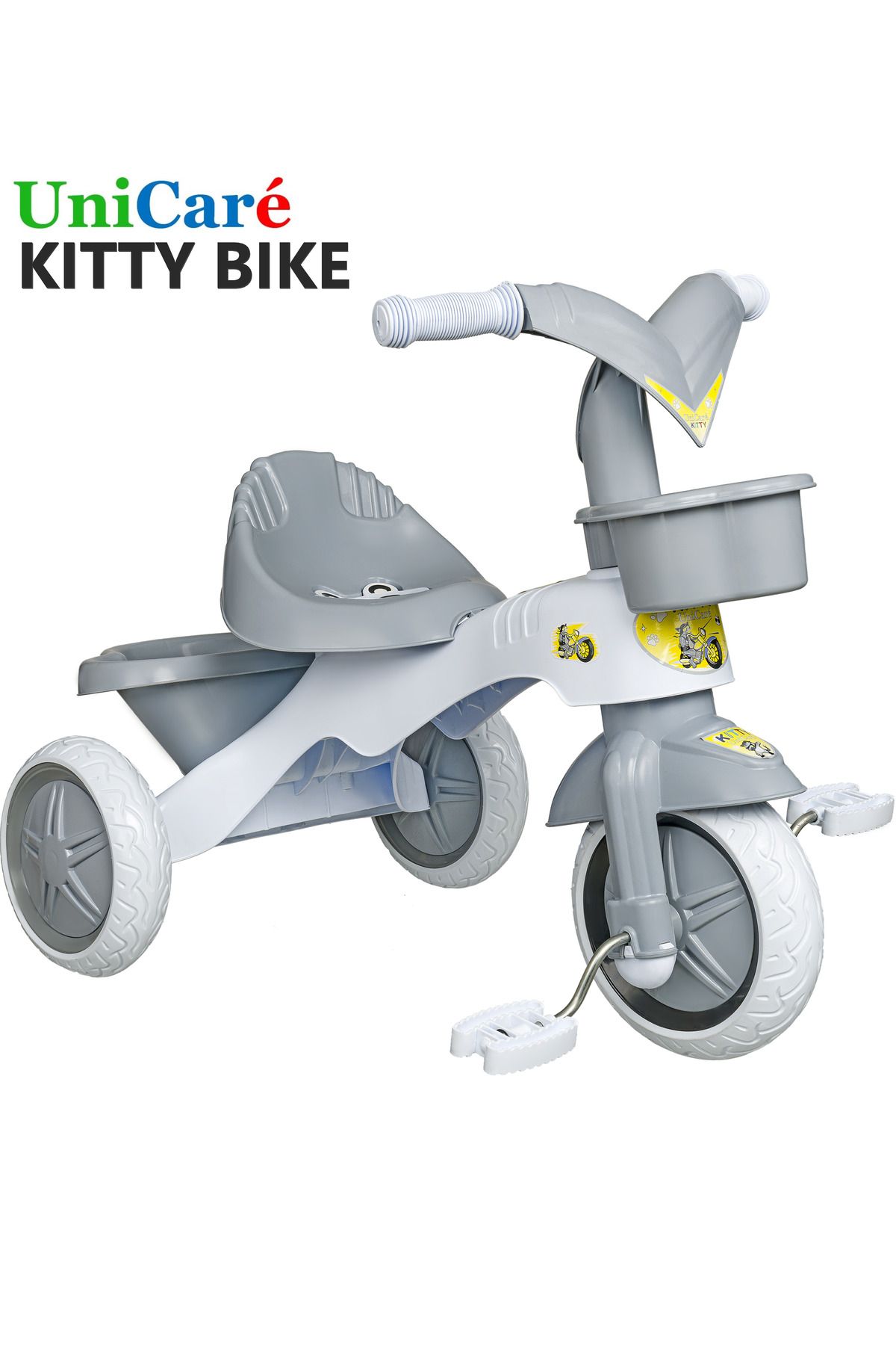 Tricycle Children's Bicycle 3 Wheel Bicycle 1.5-3 Years Old Plastic Motor First Bicycle with Basket