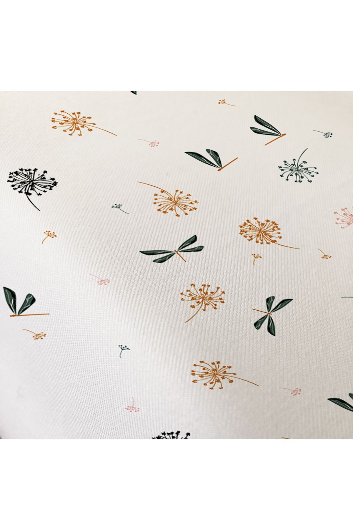 Evmila-Floral Patterned Printed Single Elastic Sheet Set 3