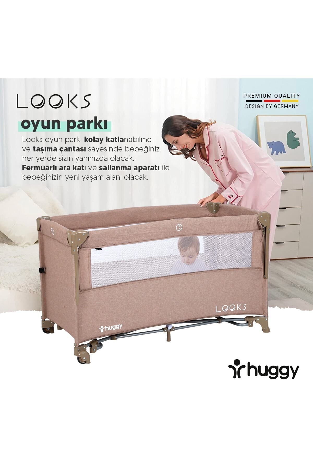 Huggy Looks 5 In 1 Anne Yani Park Yatak Oyun Parkı+yatak 60x120 fotoğrafı 7 (önizleme)