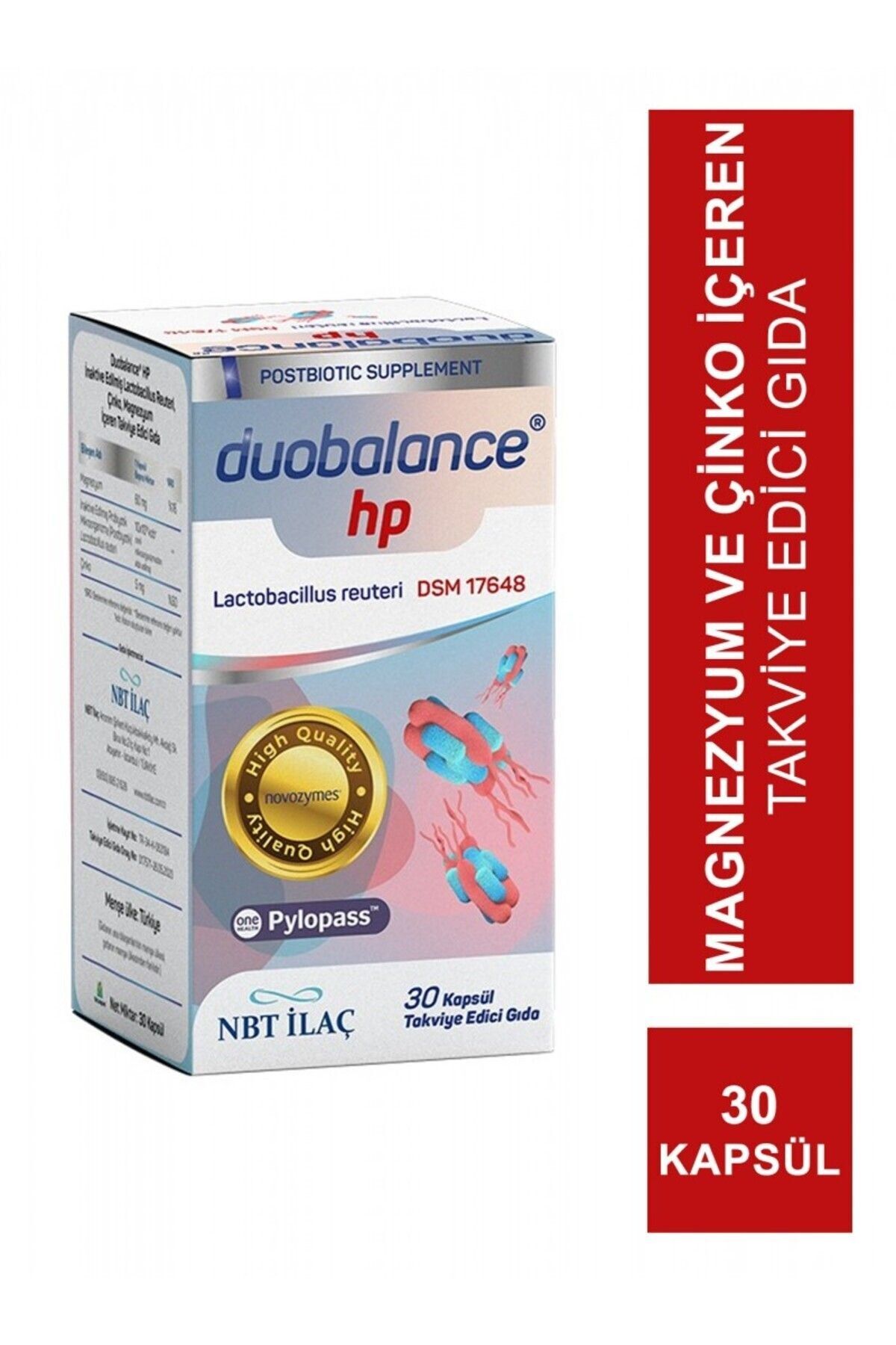 NBT LİFE DUOBALANCE ® HP 30 KAPSÜL TAKVİYE EDİCİ GIDA