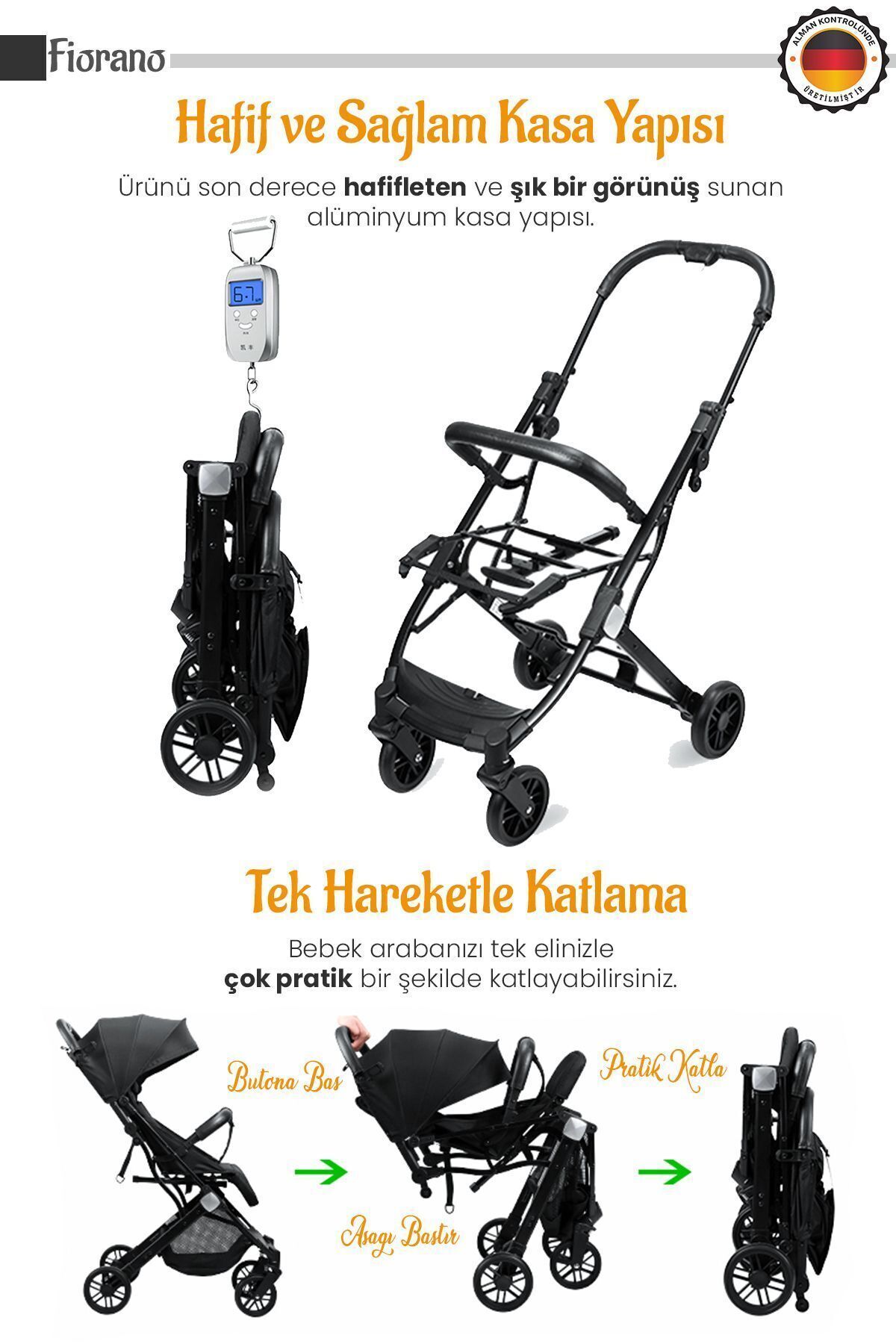 LORELLİ Lorelli Fiorano New Kabin Boy İkiz Bebek Arabası - Trooper fotoğrafı 3 (önizleme)