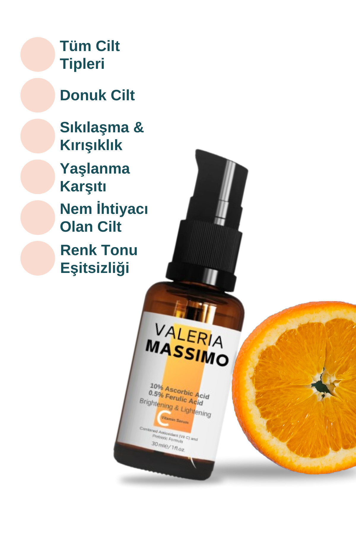 سرم پوست   Valeria Massimo | siyah serum اورجینال - تصویر 2