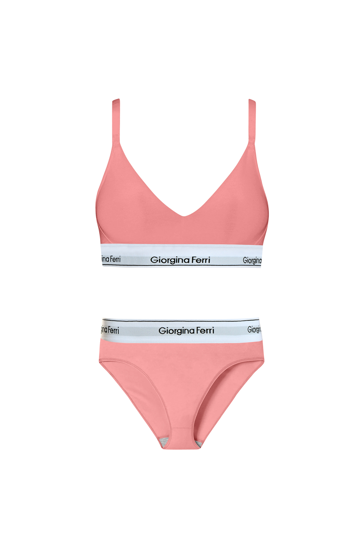 2-Pack Women's Casual Sports Bra+ Slip Panties SARA