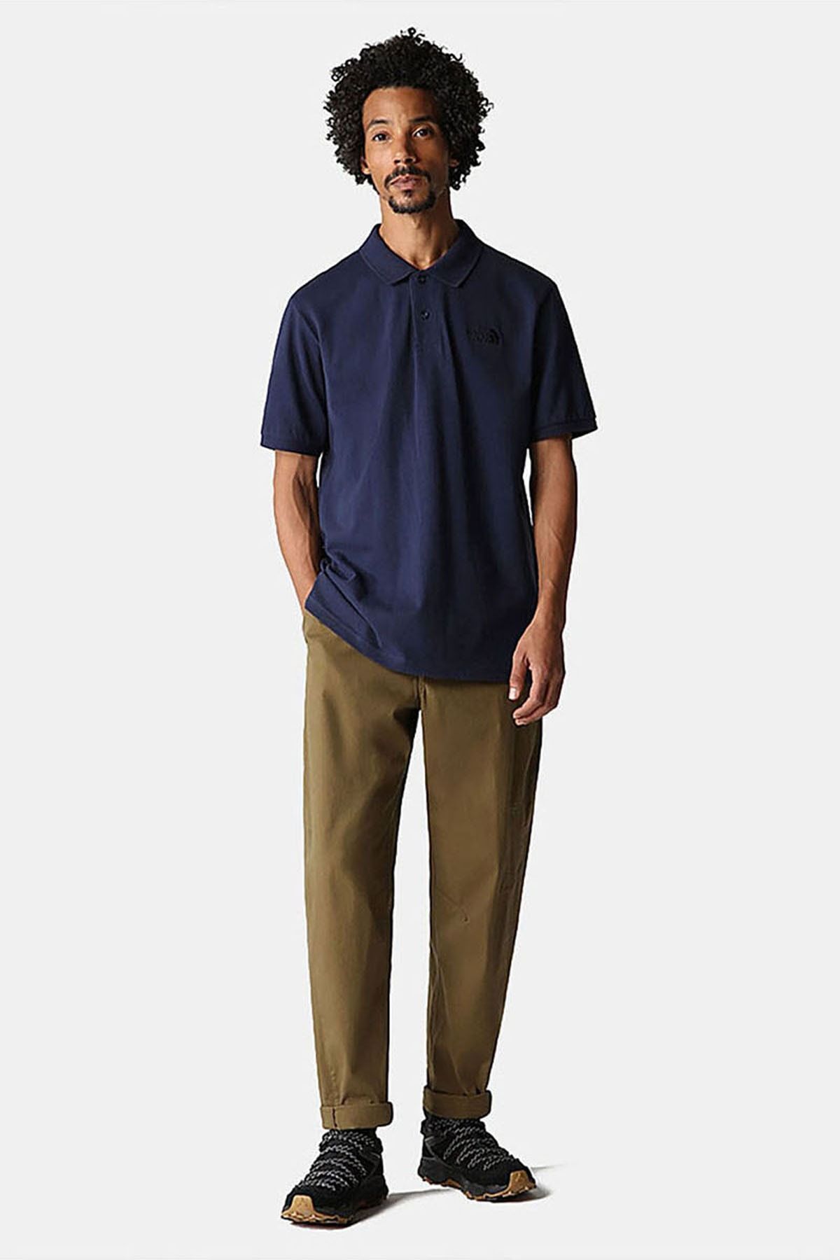 تی شرت ورزشی آبی مردانه پولو Piquet NF00CG718K21 The North Face