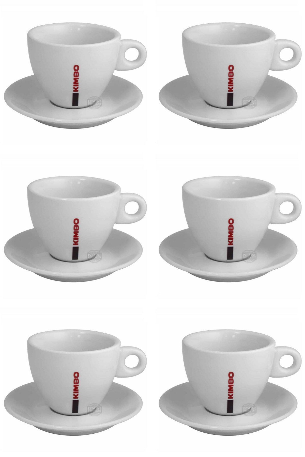 Kimbo-Cappuccino Cup Plate 180 Cc (SET OF 6) 1