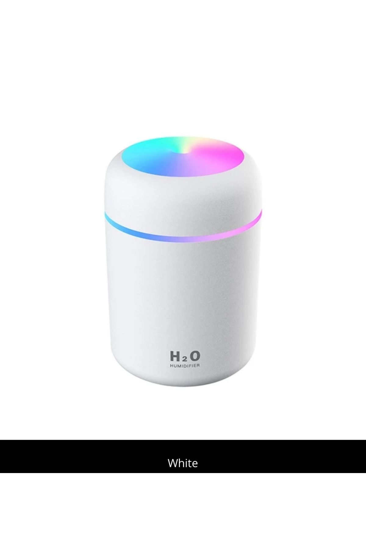 Genel Markalar H2o 300 ML Ultrasonik RGB Led Hava Nemlendirici Buhar Ve Aroma Difüzörü Oda Parfümü Makinesi