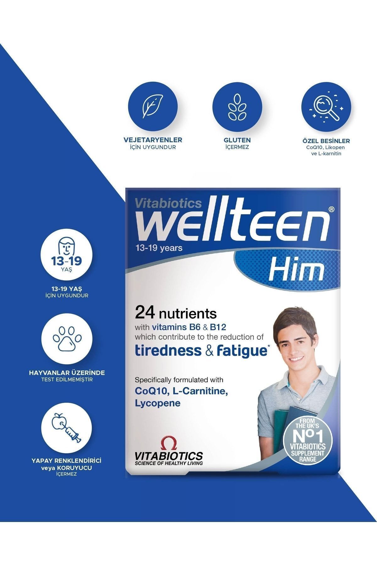 Wellteen Wellteen Him 30 таблеток 5021265248568-T