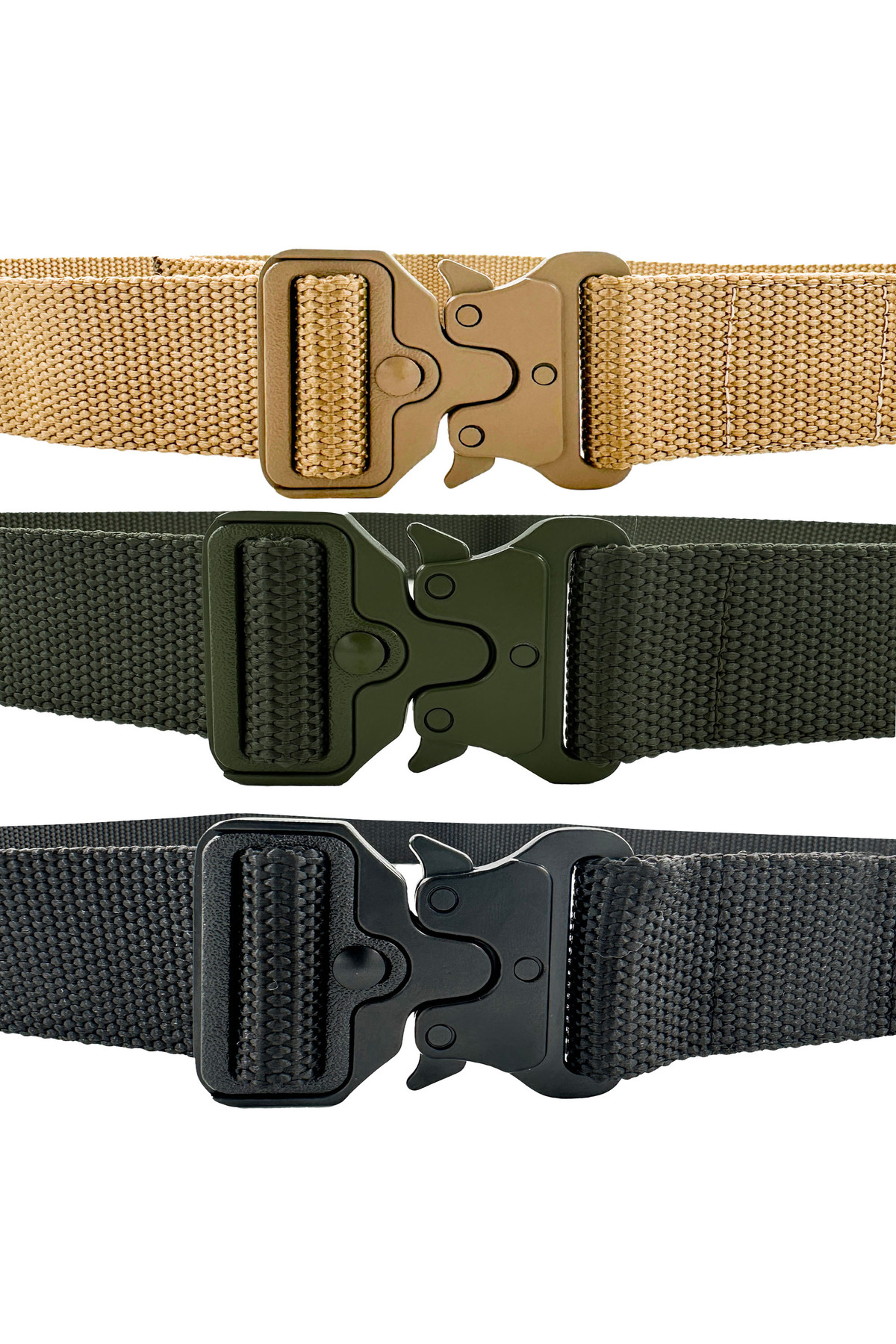 کمربند مردانه خاکی Vs Tactic | Kobra-Metal-Kemer اورجینال - تصویر 4