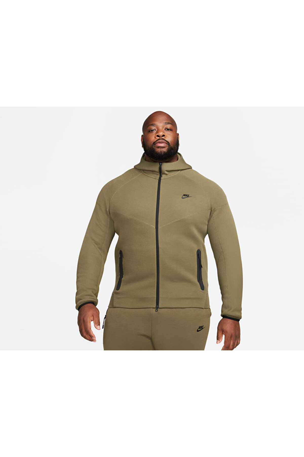 سویشرت اسپرت نایکی مردانه پارچه خاکی  راسته Regular/رگولار    بیسیک Daily/روزانه | Nike TYC6B9953041B19300 - تصویر 8
