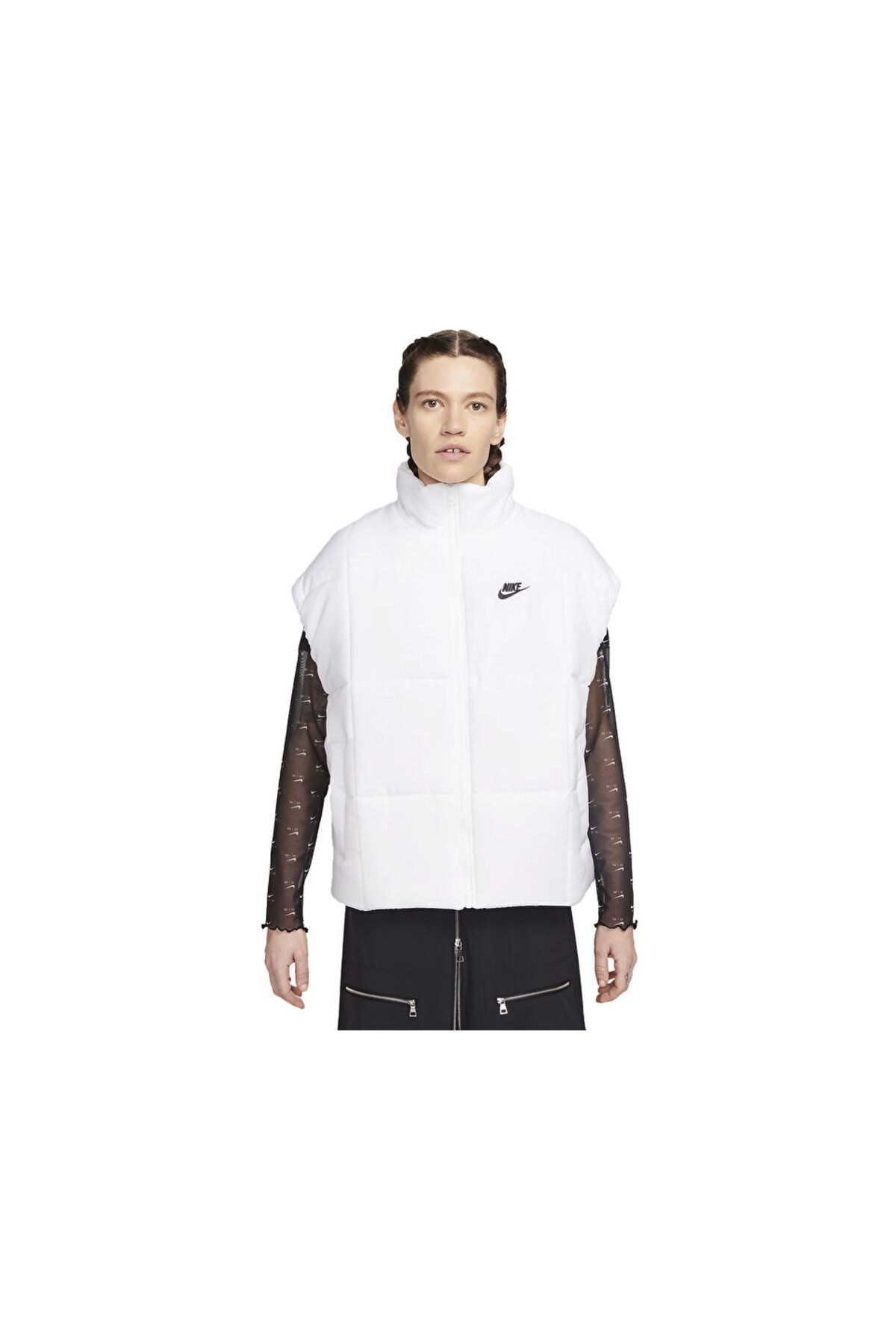 Nike White Women s Outdoor Vest Waterproof W Nsw Tf Thrmr Clsc Vest FB7679 100 Trendyol