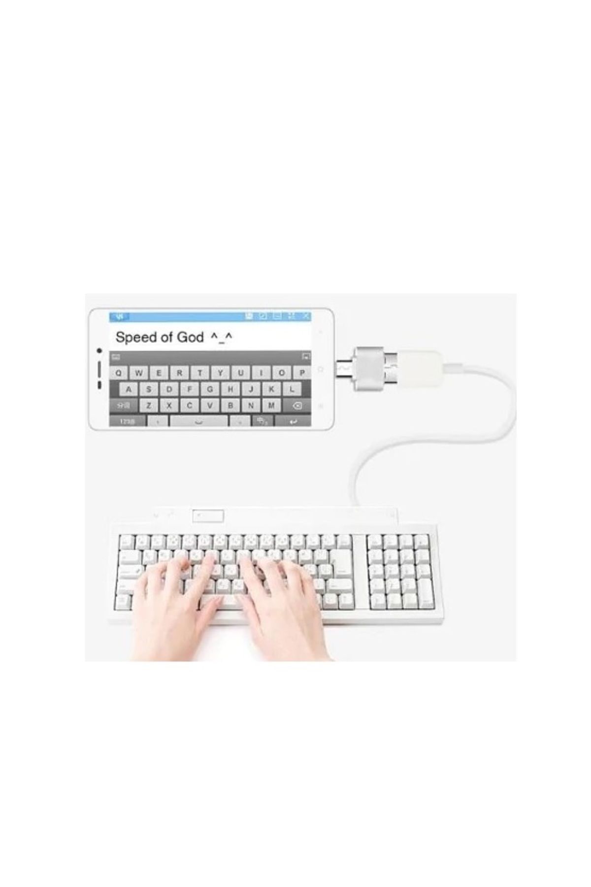Usb girişi Micro android girişe Dönüştürücü - Klavye Mouse Joystick Telefona Bağlama - 5