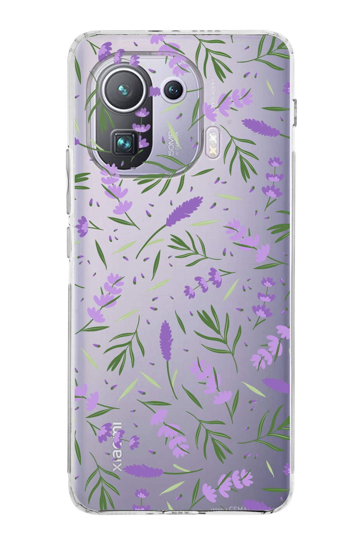 Xiaomi Mi 11 Pro ile Uyumlu Water Color 3  Kamera Korumalı Şeffaf  Kılıf