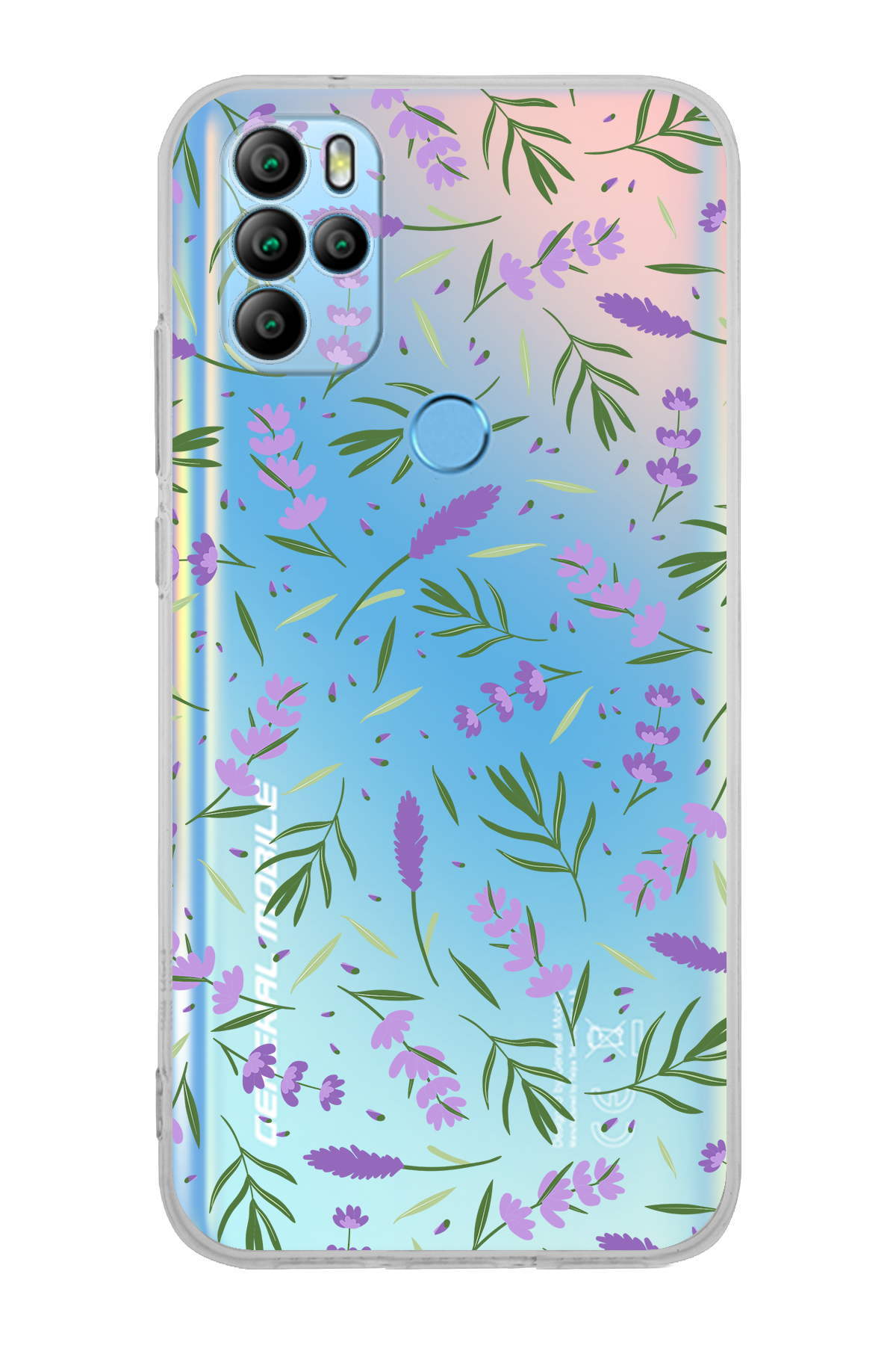 General Mobile GM 21 Pro ile Uyumlu Water Color 3  Kamera Korumalı Şeffaf  Kılıf