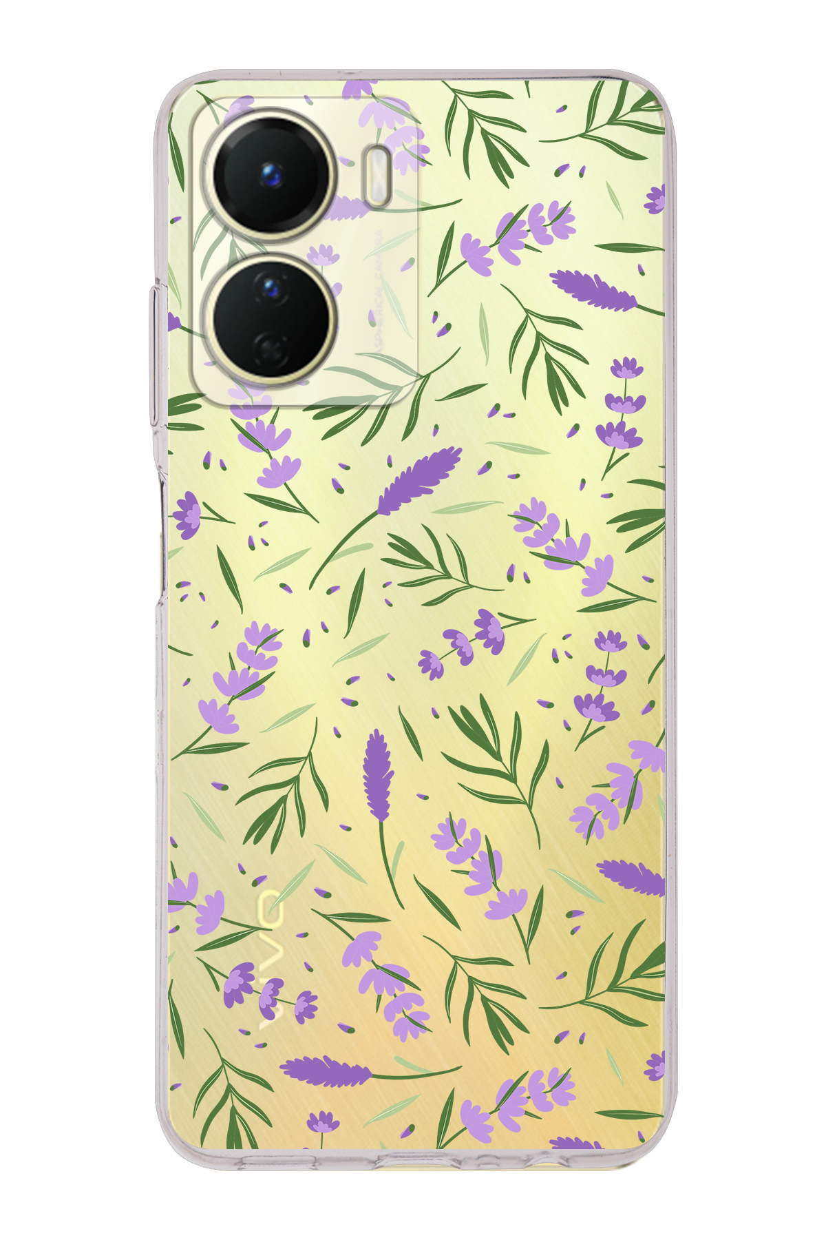 Vivo Y16 ile Uyumlu Water Color 3  Kamera Korumalı Şeffaf  Kılıf