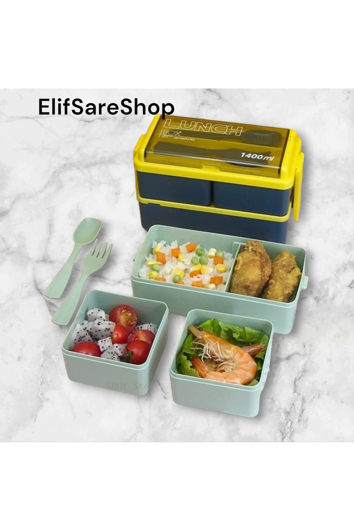 LUNCH BOX-Double Layer Food Container 2