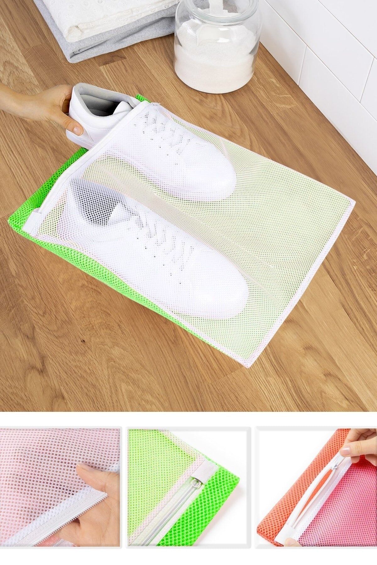 Helen's Home-Zippered Shoe Washing Net 2