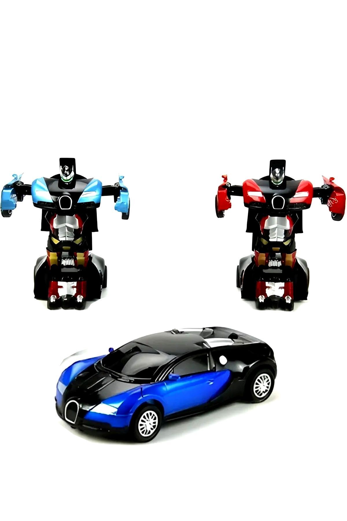 SAZE AK-989 Sesli Işıklı Dönüşebilen Robot Araba 1 ADET FİYATIDIR fotoğrafı 3 (önizleme)