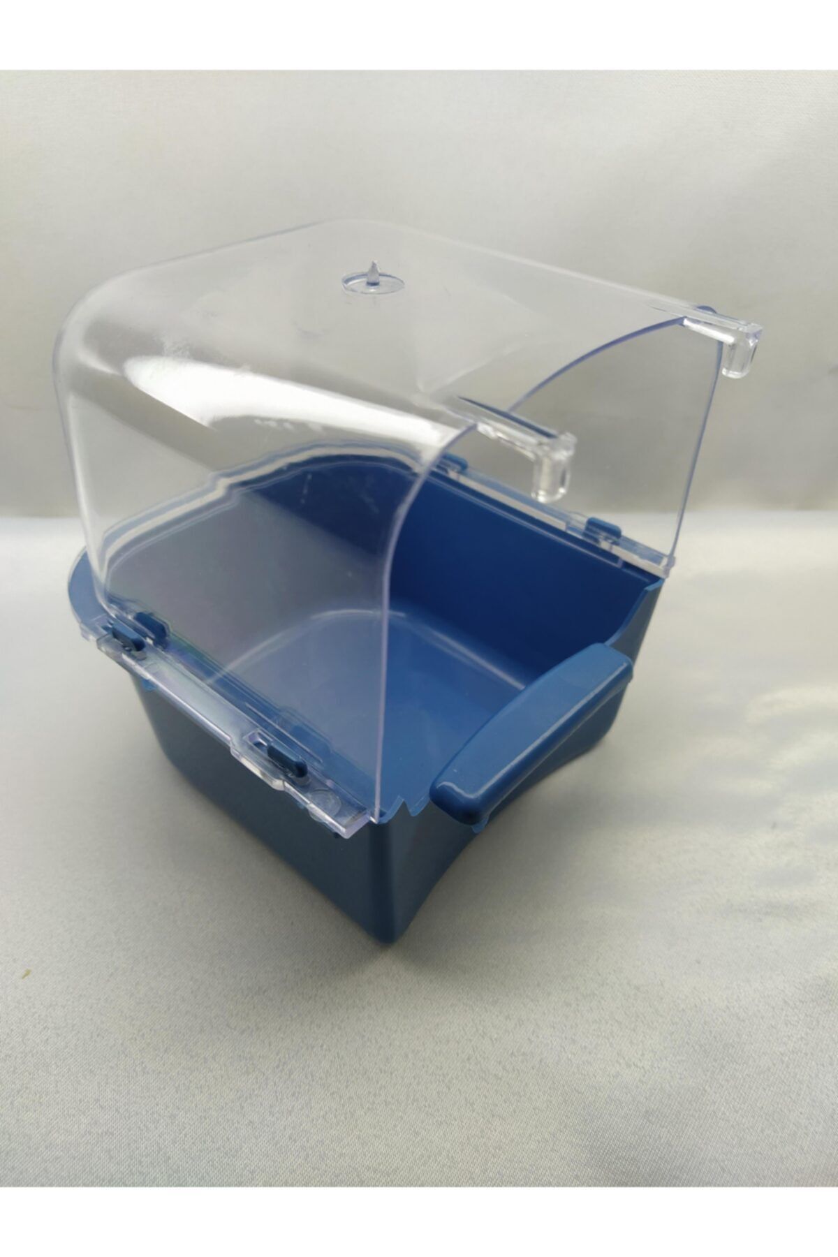 islandtoys Mavi Muhabbet Kuşu Banyosu Plastik Kafes Askılı