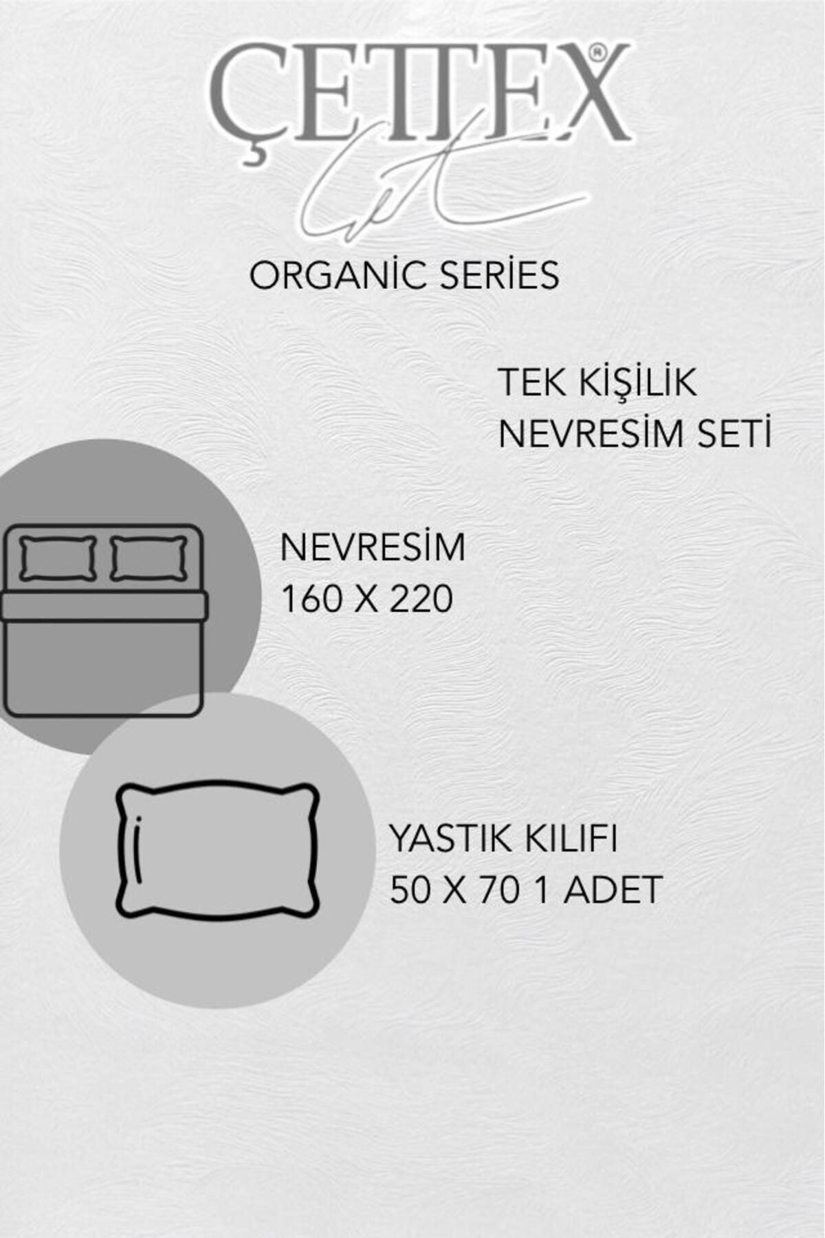 Organik Keten Tek Kişilik Nevresim Seti 5