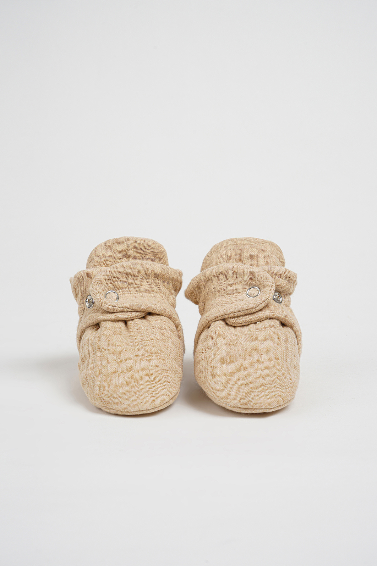 Organic Cotton Muslin Baby Shoes, Newborn Summer Snoozies