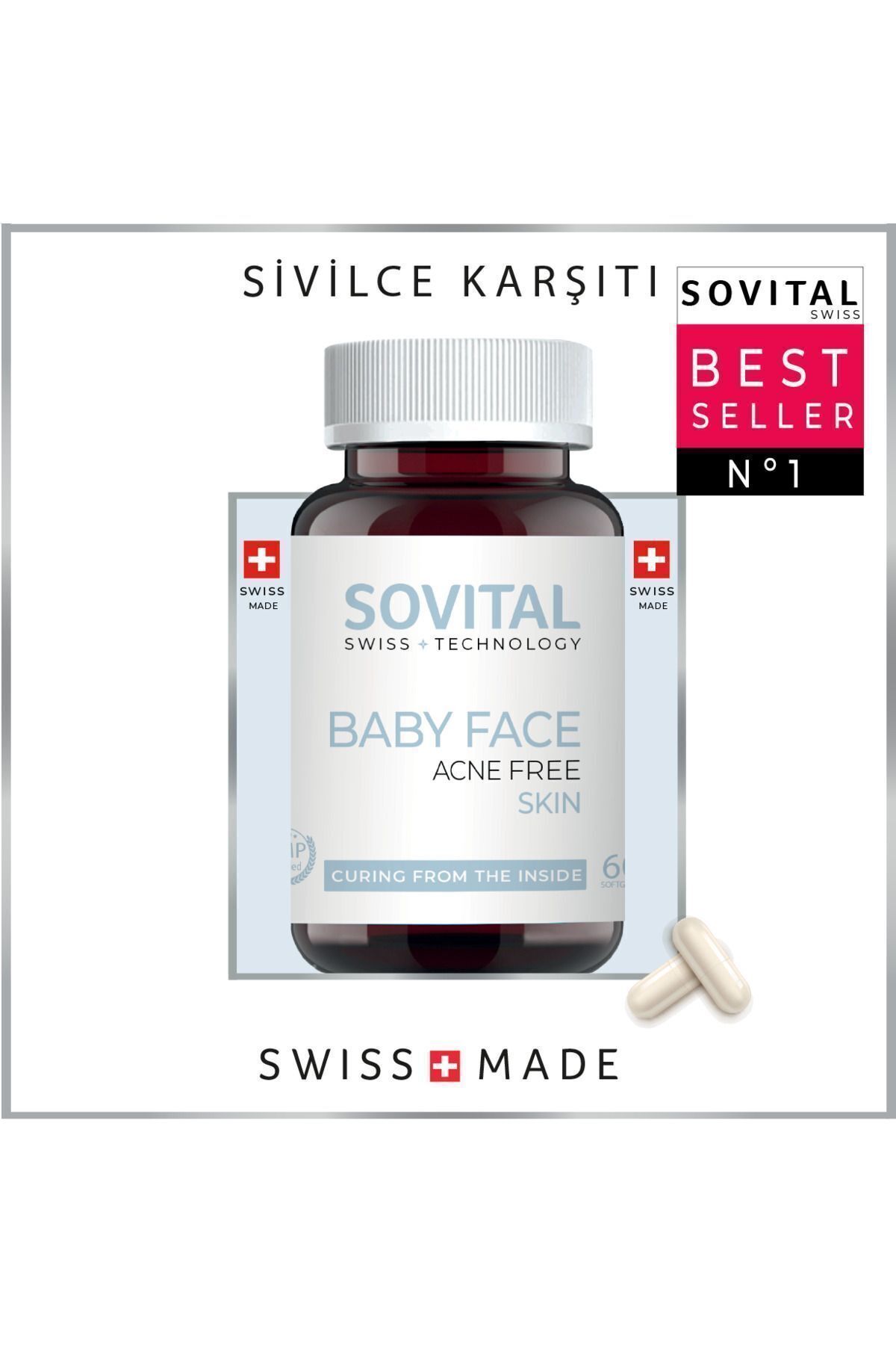 Welcare Baby Face Sivilce, Leke & Yaşlanma Karşıtı 90 Kapsül
